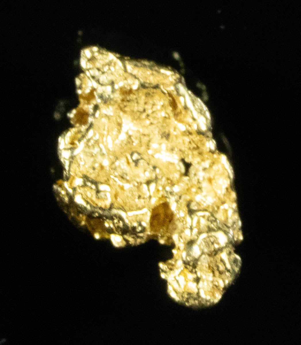 Alaskan-Yukon BC Gold Rush Natural Gold Nugget 0.07 Grams Genuine