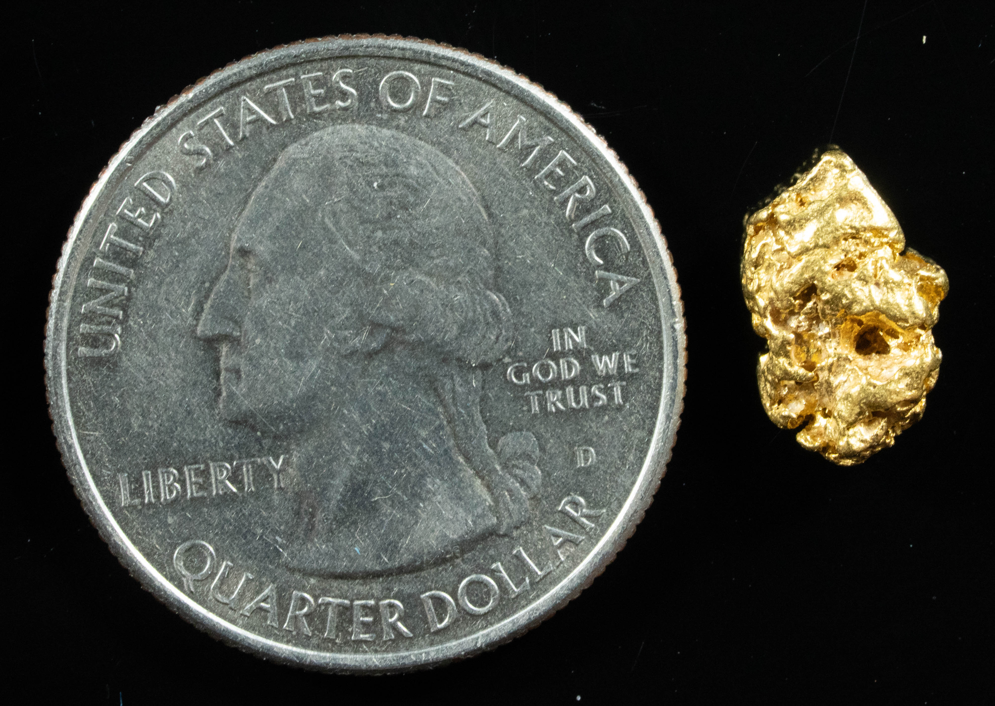 #725 Natural Gold Nugget Australian 1.87 Grams Genuine