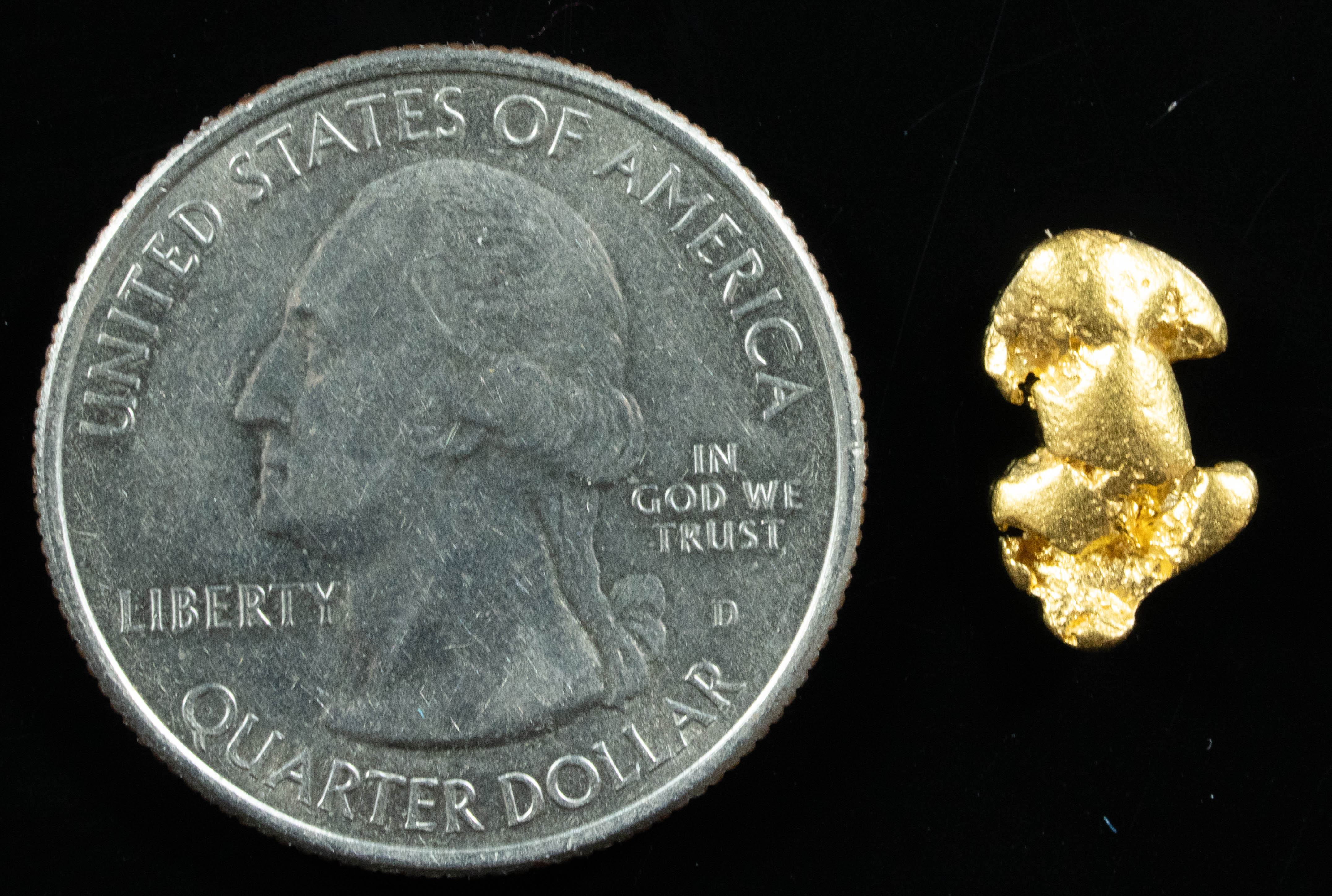 #726 Natural Gold Nugget Australian 1.61 Grams Genuine