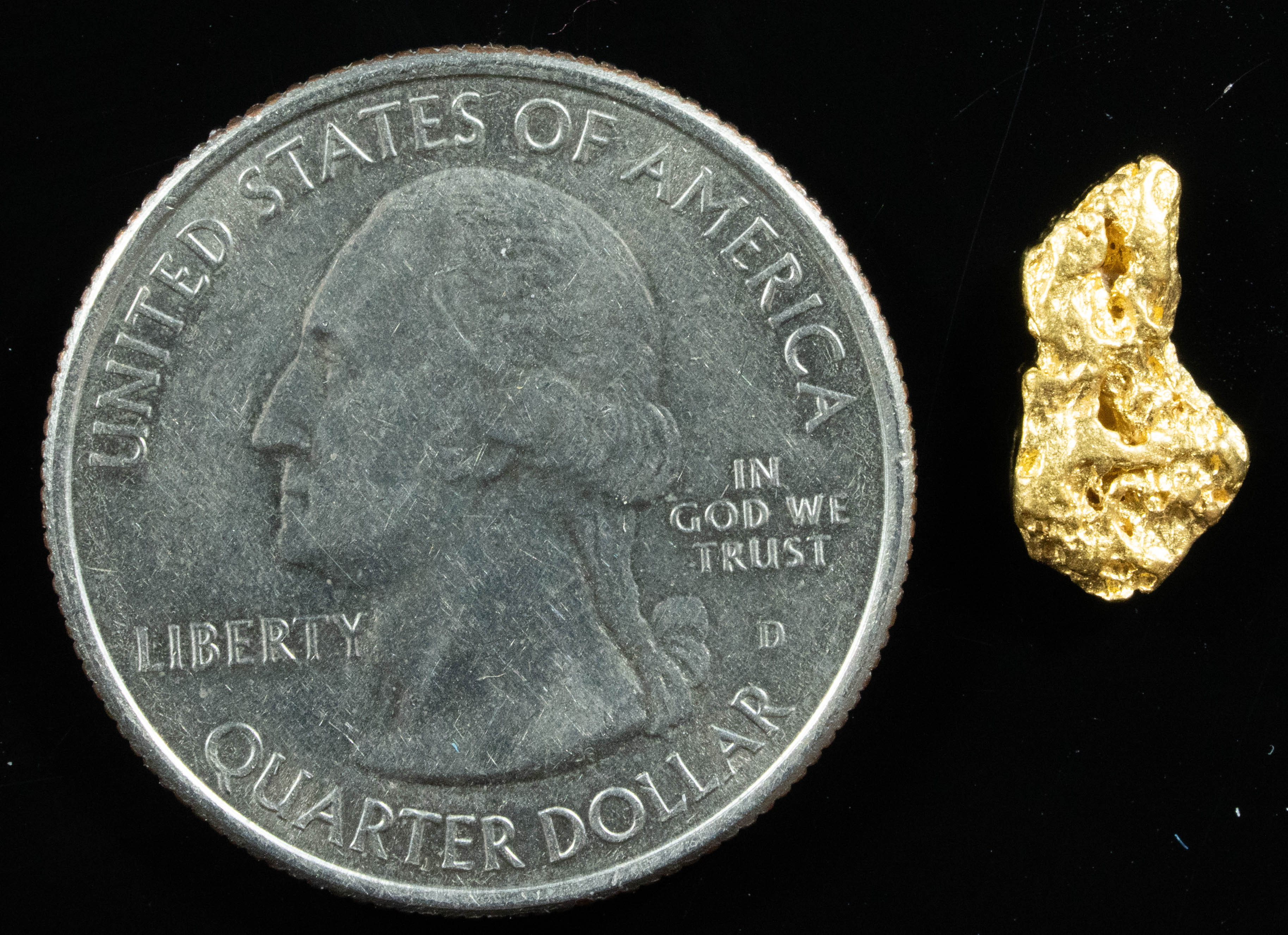 #727 Natural Gold Nugget Australian 1.05 Grams Genuine