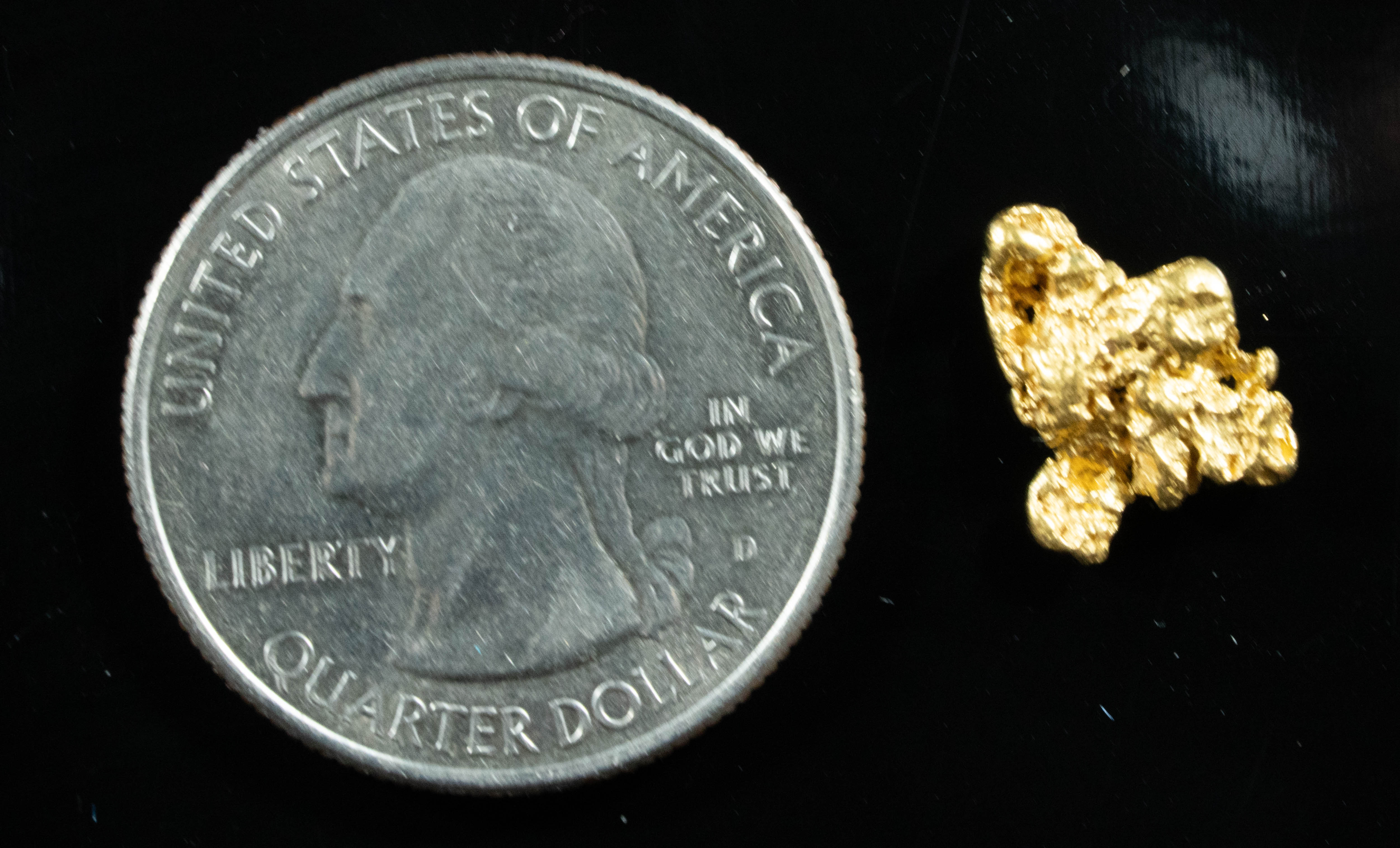 #732 Natural Gold Nugget Australian 1.59 Grams Genuine