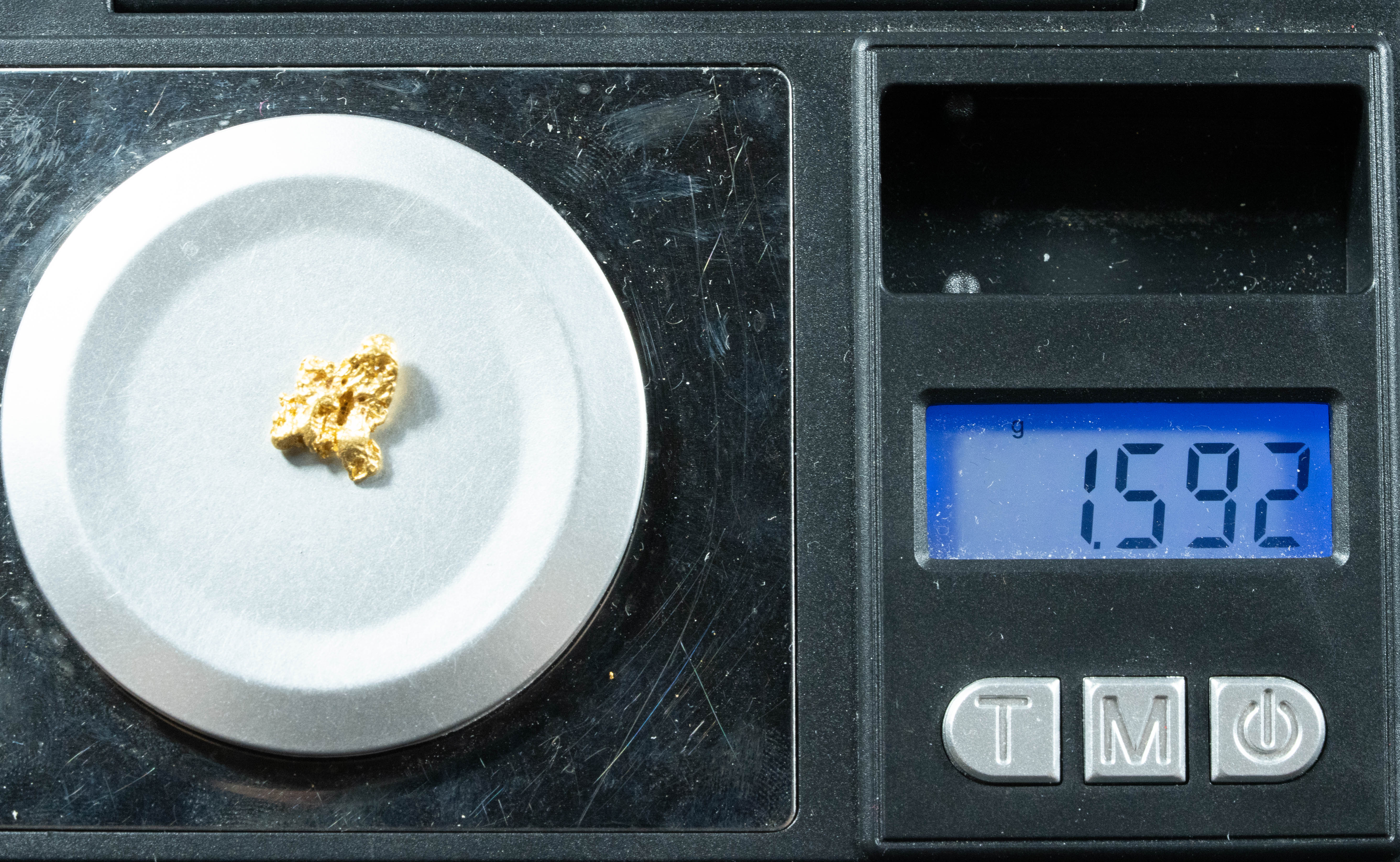 #732 Natural Gold Nugget Australian 1.59 Grams Genuine