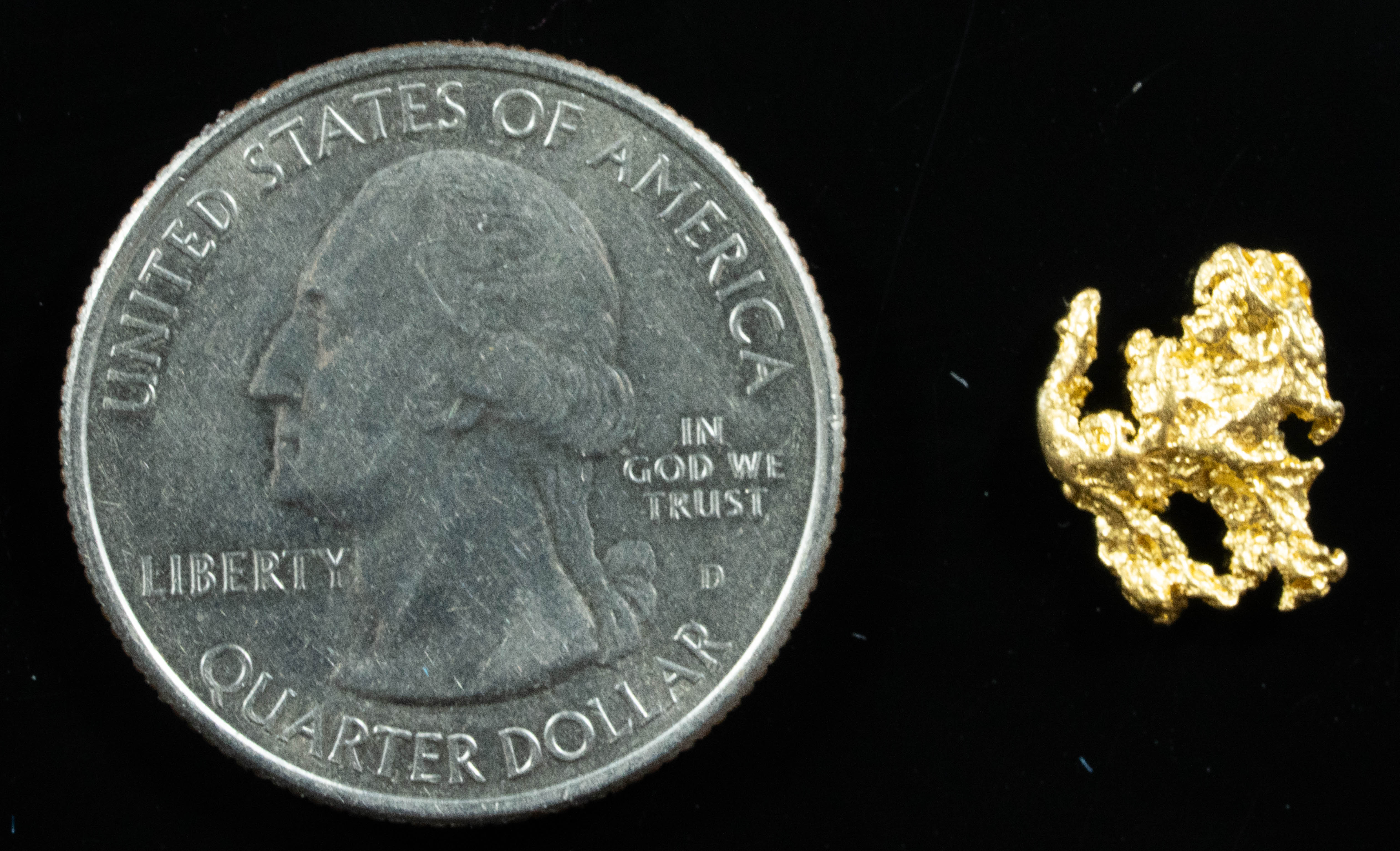 #733 Natural Gold Nugget Australian 1.13 Grams Genuine