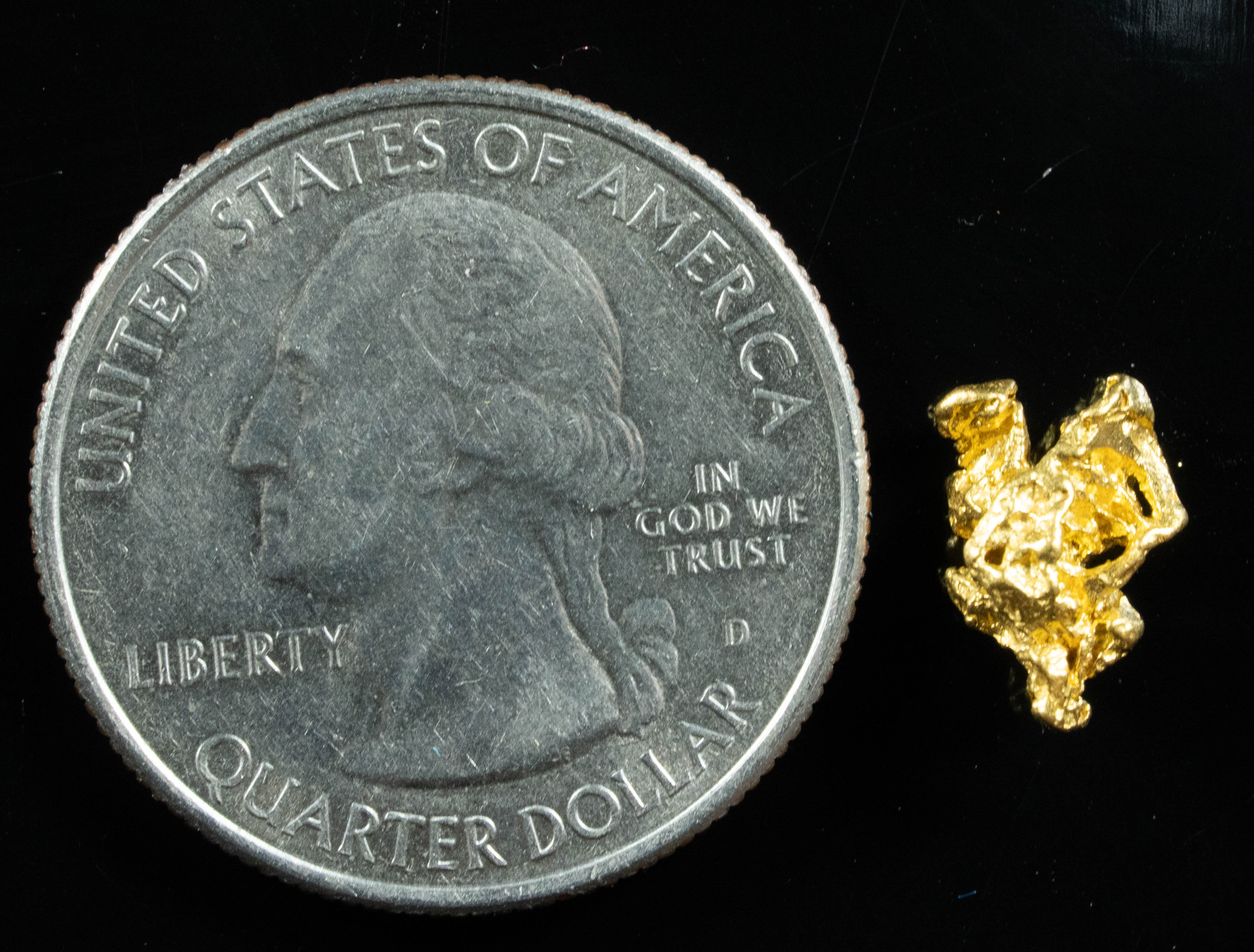 #734 Natural Gold Nugget Australian 1.03 Grams Genuine