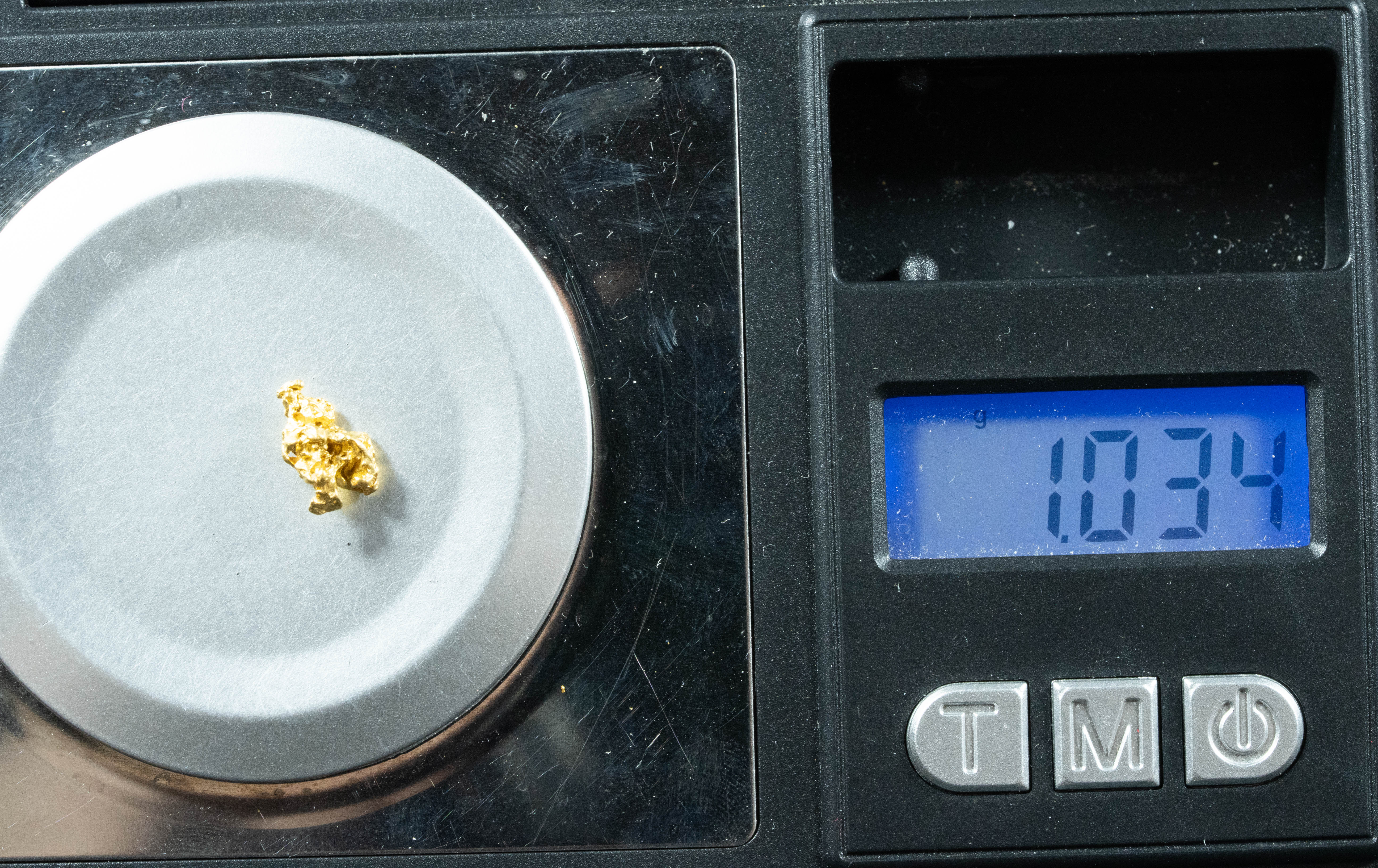 #734 Natural Gold Nugget Australian 1.03 Grams Genuine