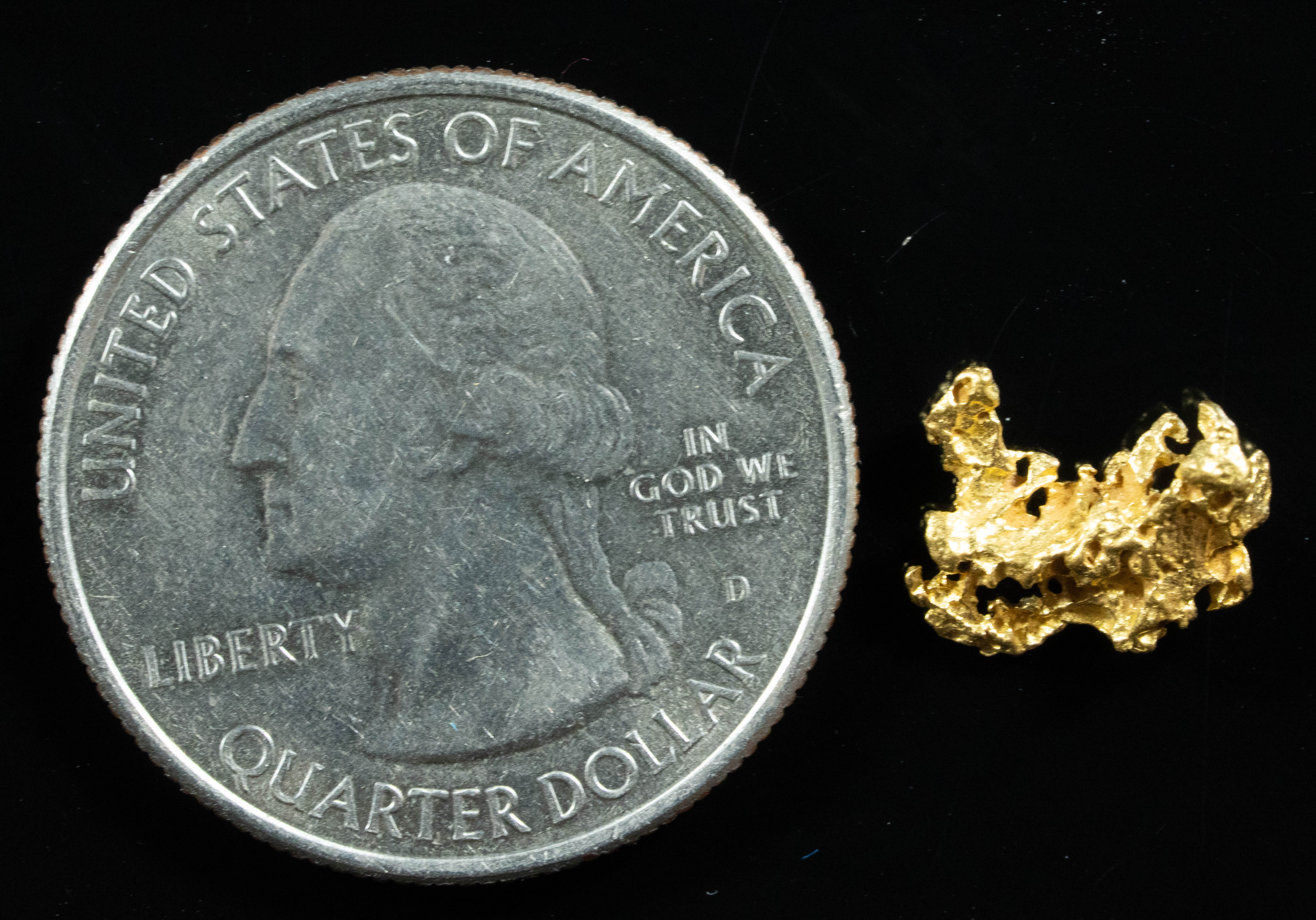 #735 Natural Gold Nugget Australian .98 Grams Genuine