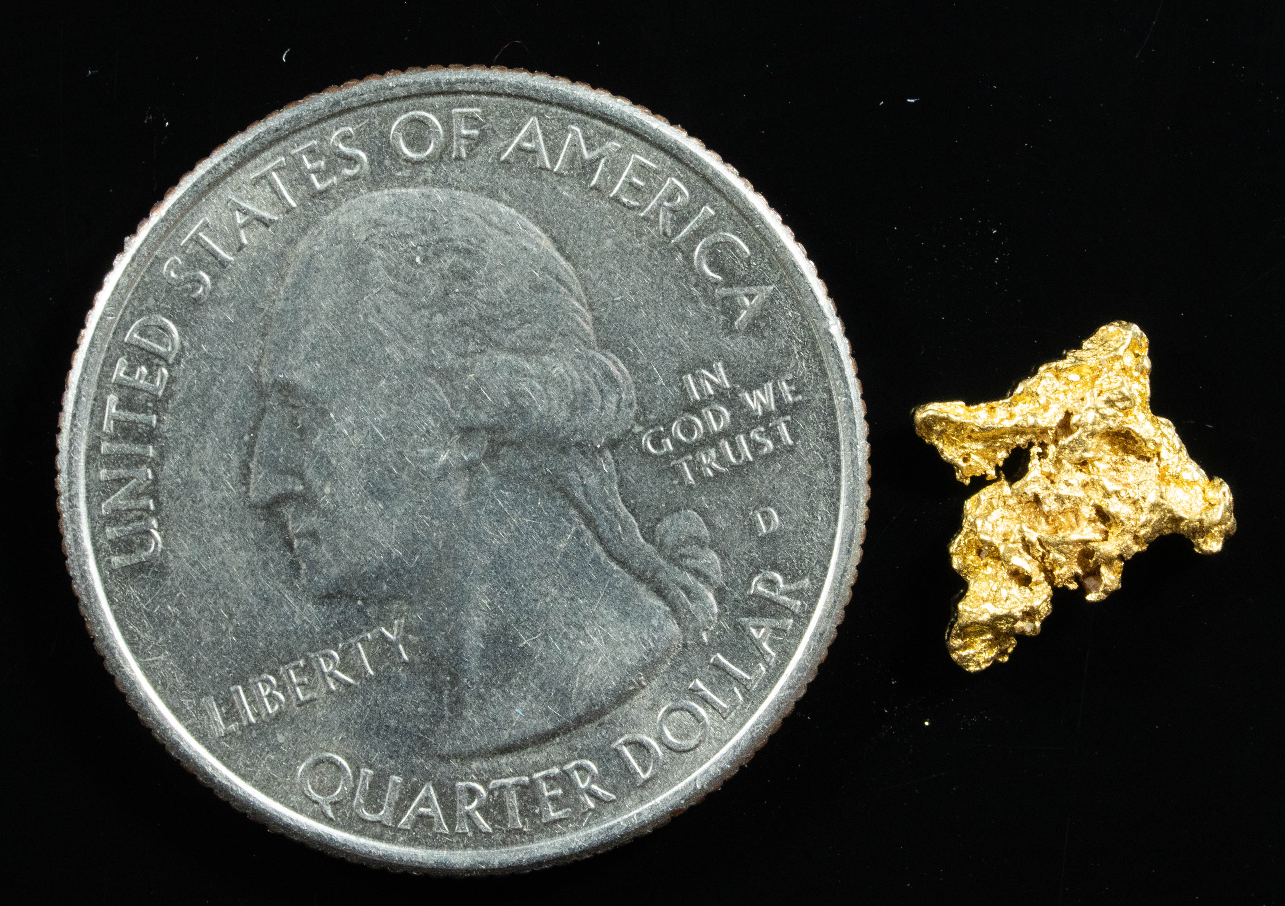 #738 Natural Gold Nugget Australian .79 Grams Genuine