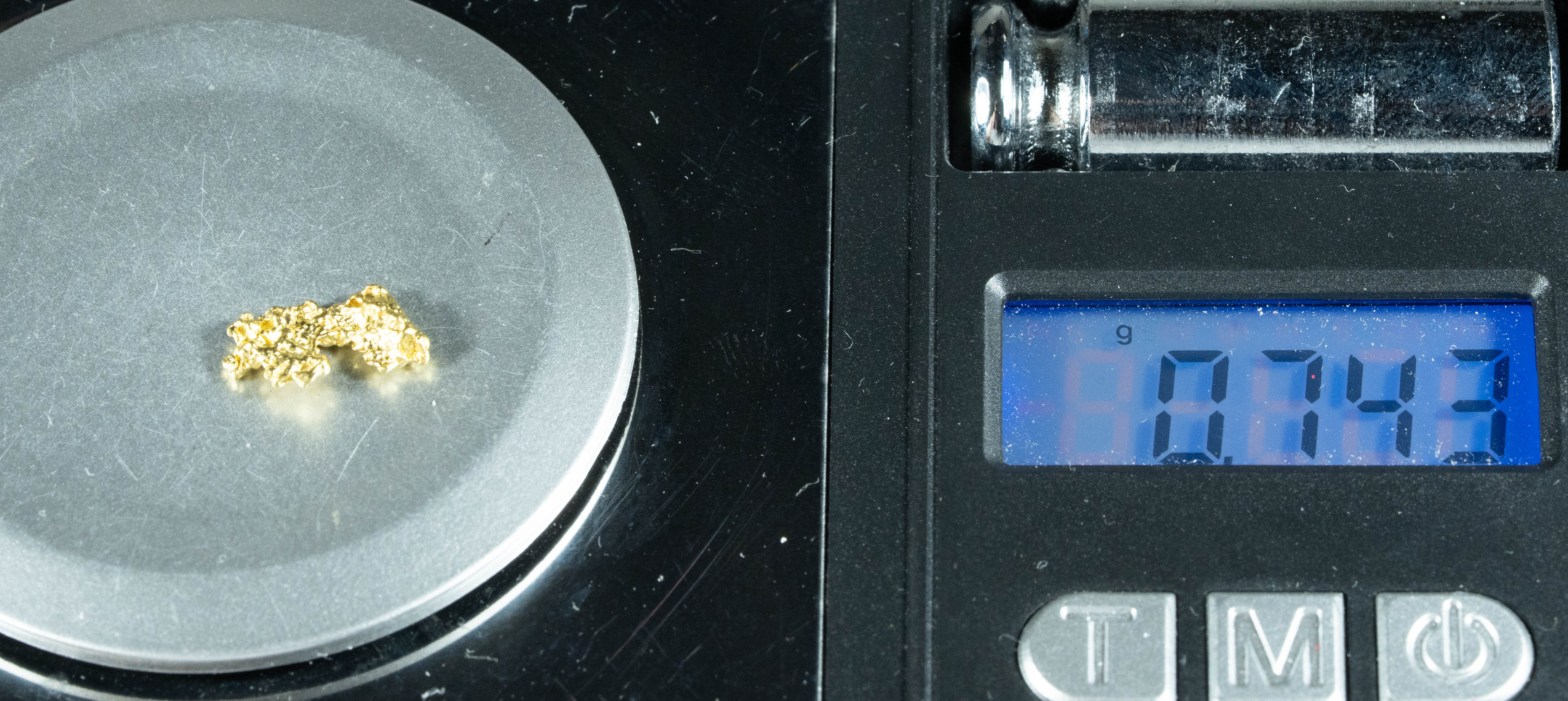 #9 Alaskan BC Natural Gold Nugget .74 Grams Genuine