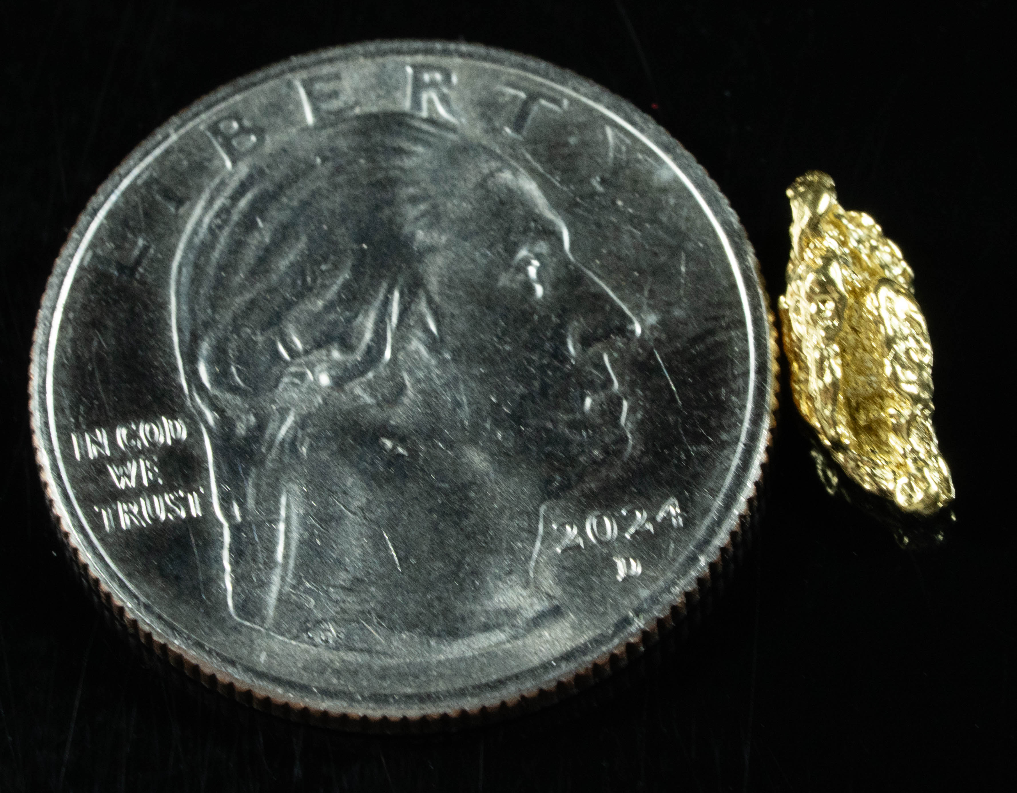 #15 Alaskan BC Natural Gold Nugget .85 Grams Genuine