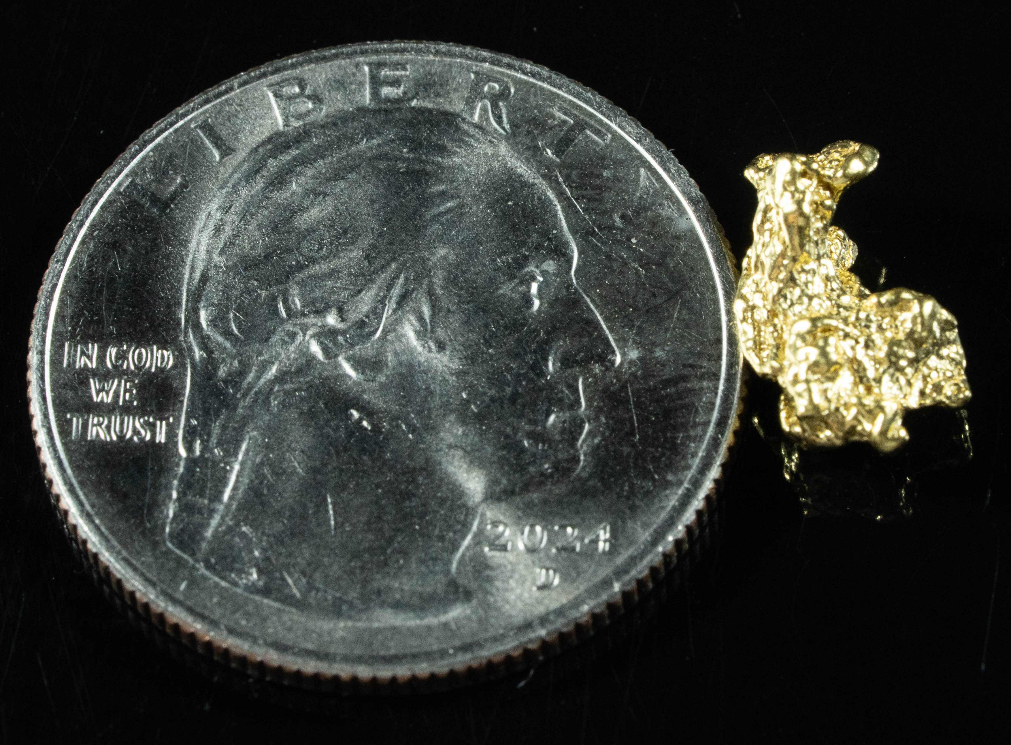 #22 Alaskan BC Natural Gold Nugget 1.47 Grams Genuine
