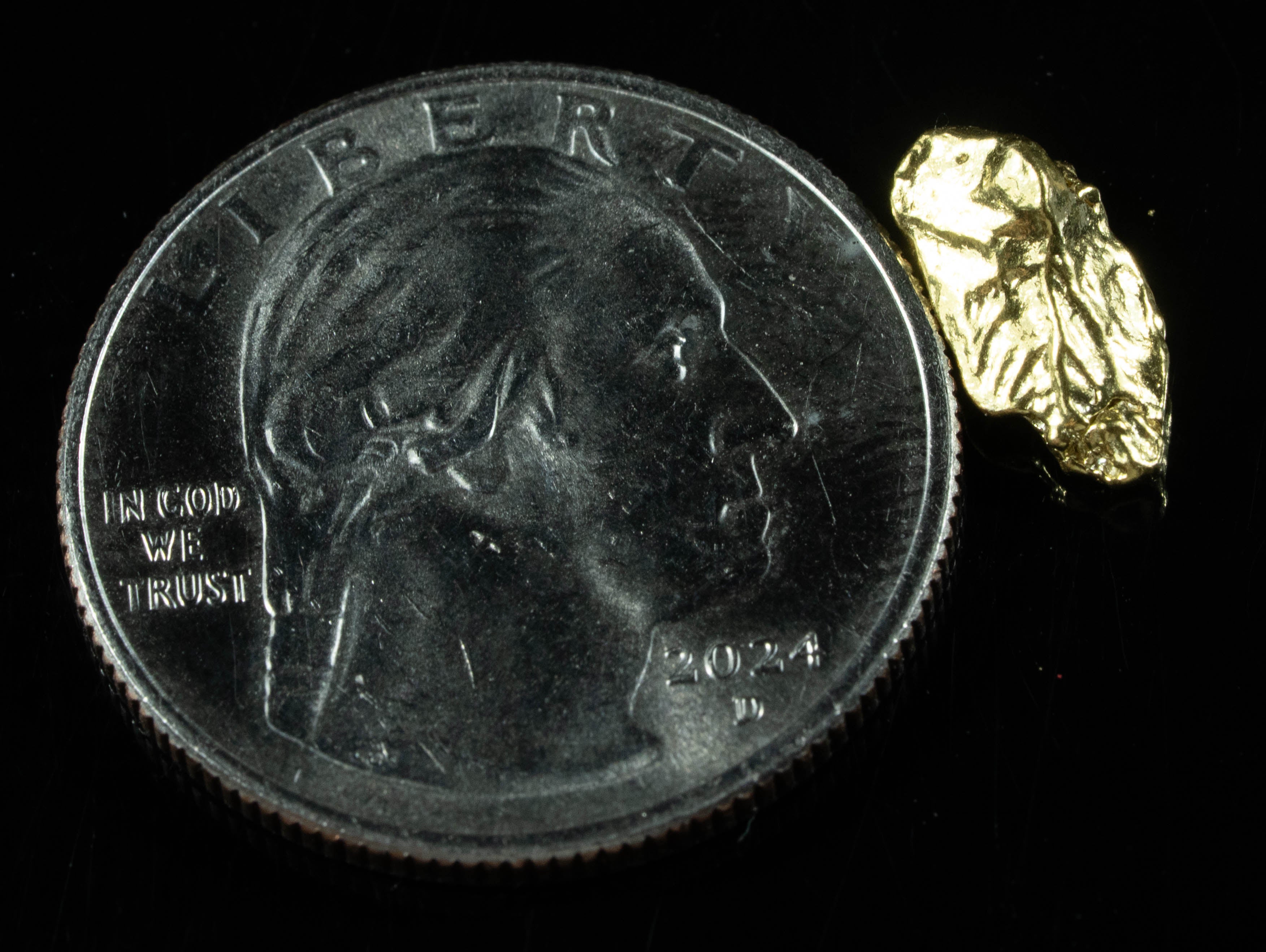 #26 Alaskan BC Natural Gold Nugget 1.14 Grams Genuine