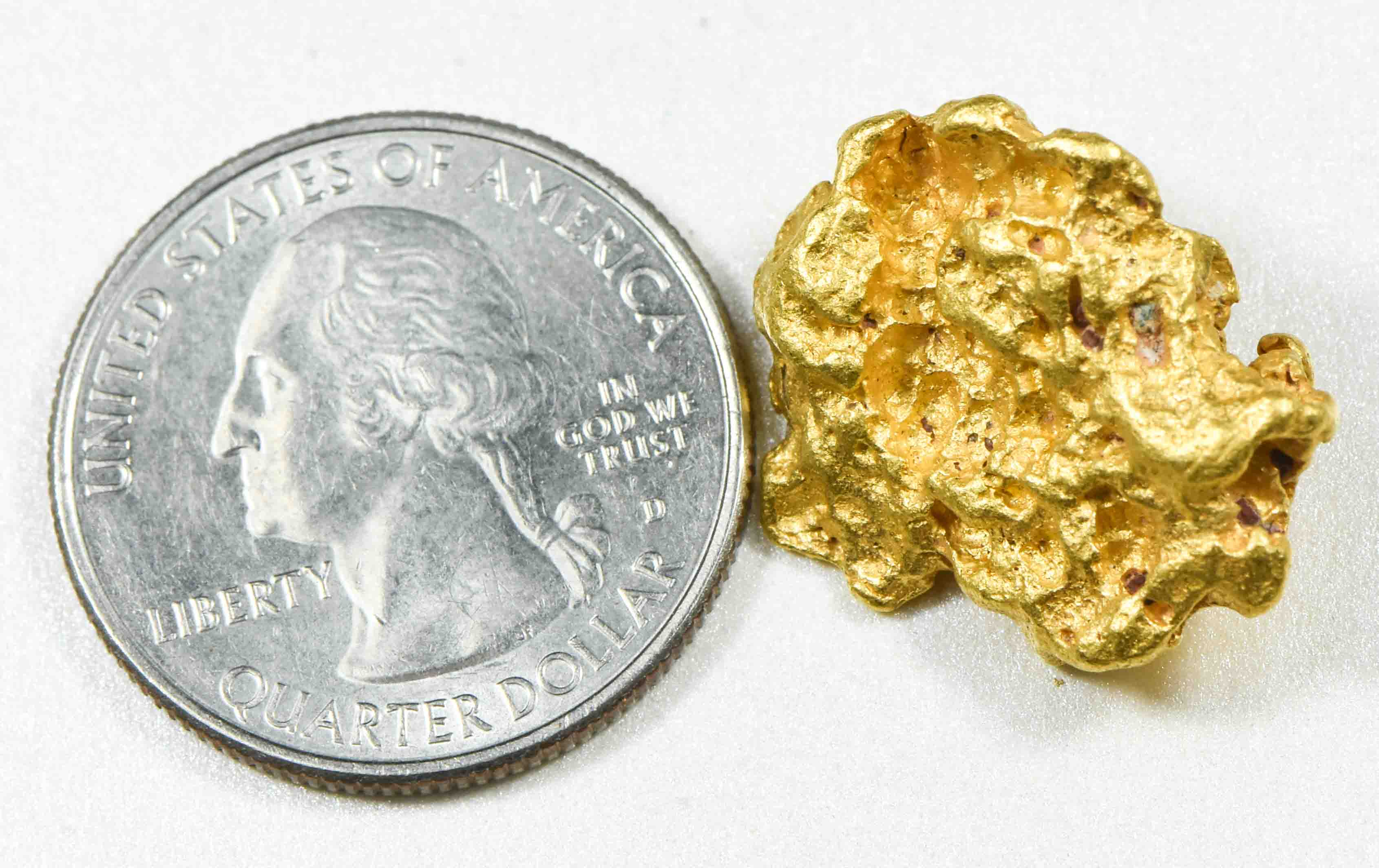 #1197 Natural Gold Nugget Australian 19.28 Grams Genuine