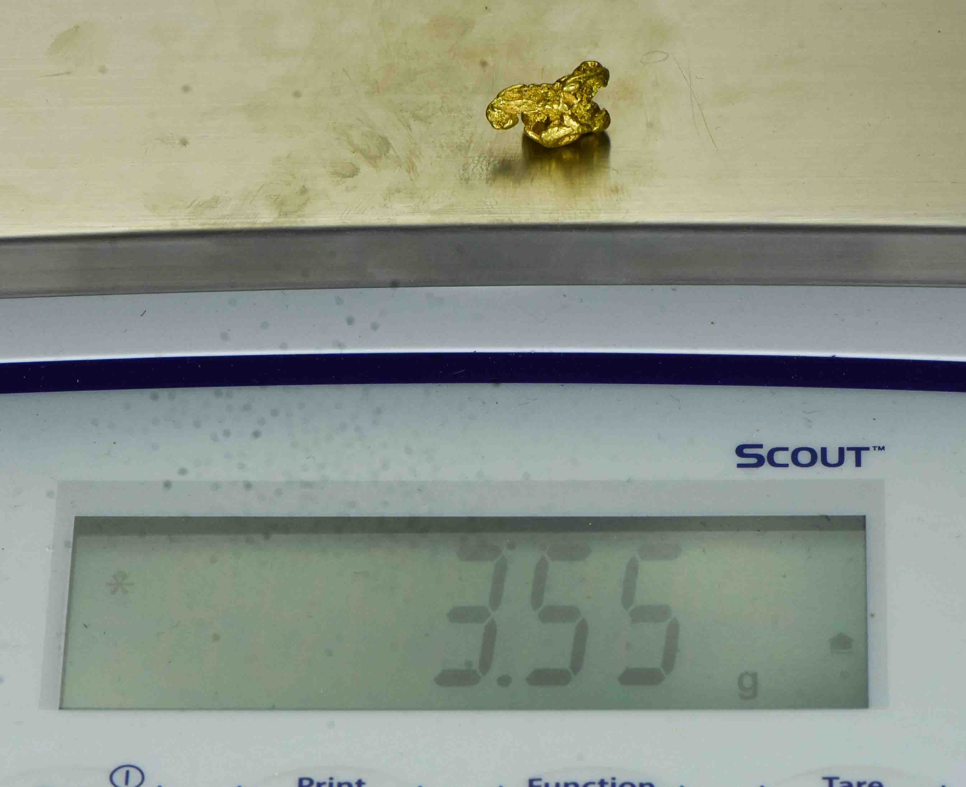#223 Alaskan BC Natural Gold Nugget 3.55 Grams Genuine