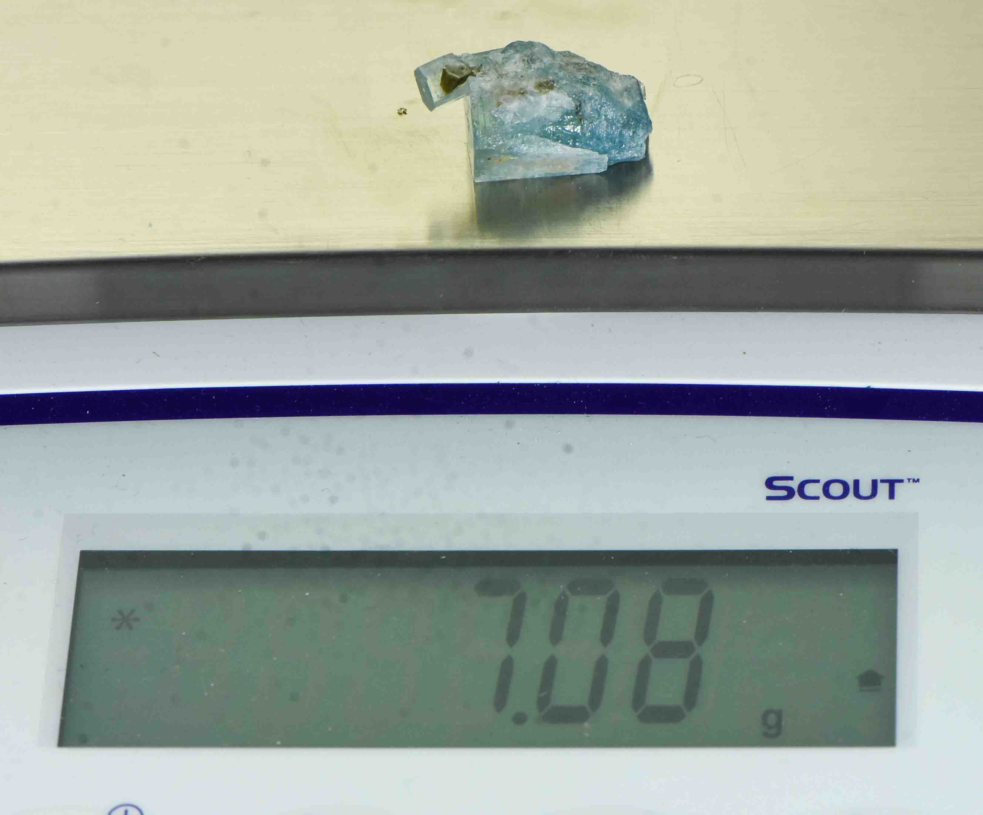 #7 Natural Tanzania Aquamarine 7.08 grams