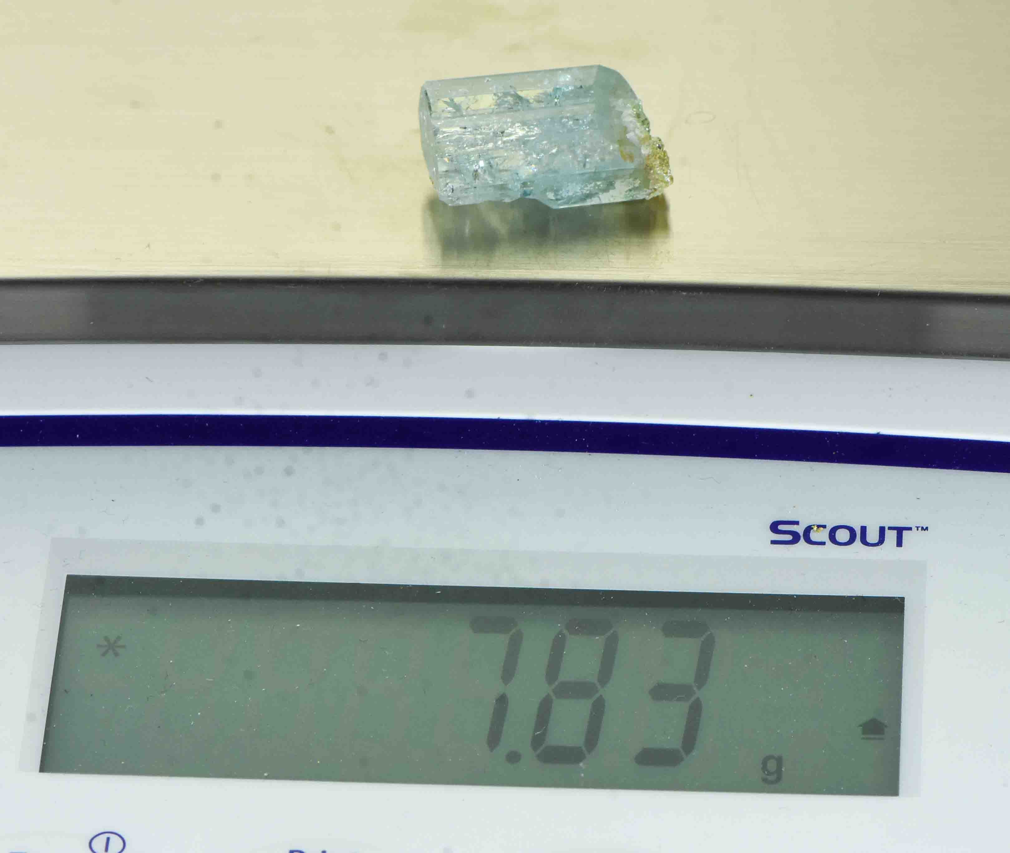 #14 Natural Tanzania Aquamarine 7.83 grams