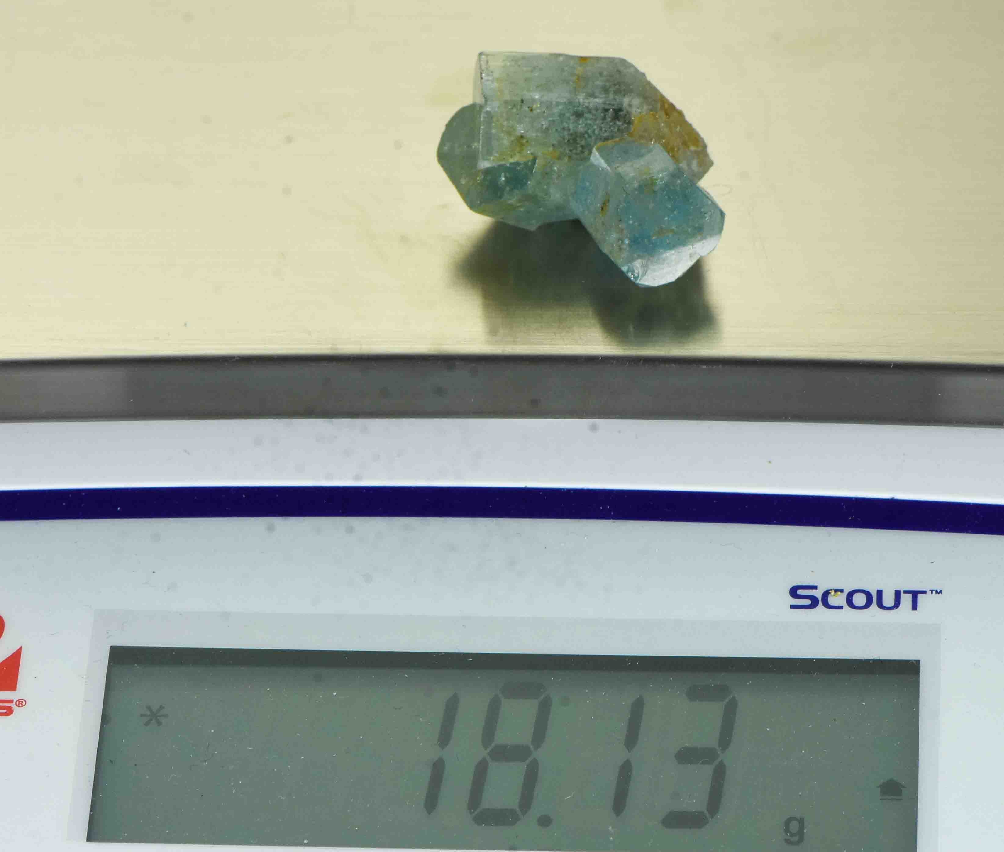 #15 Natural Tanzania Aquamarine 18.13 grams