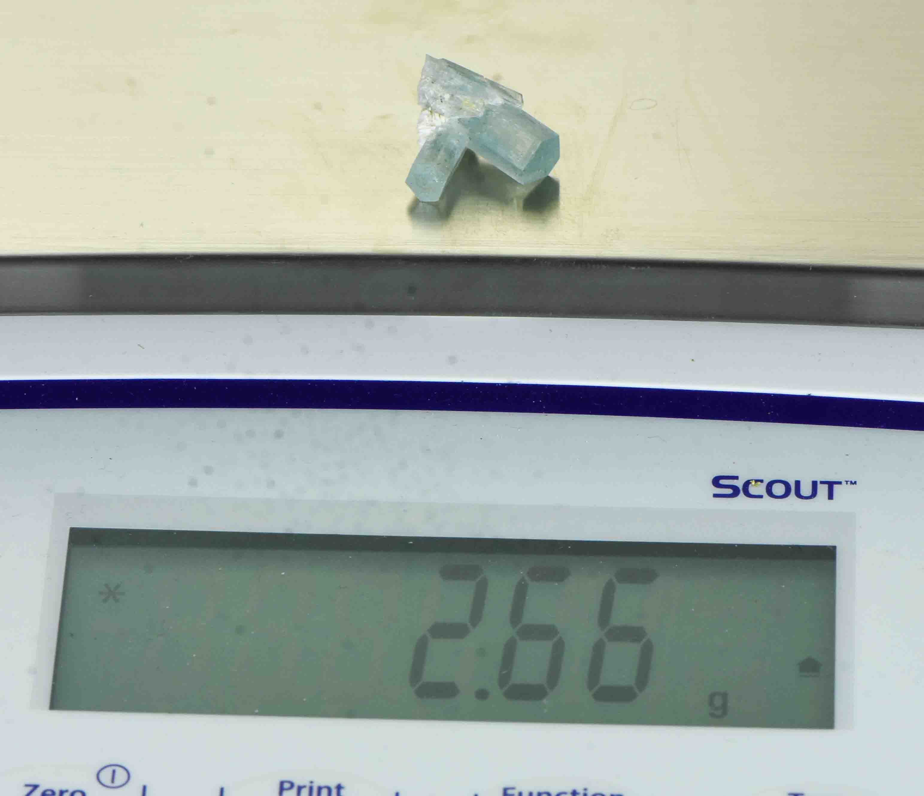 #16 Natural Tanzania Aquamarine 2.66 grams