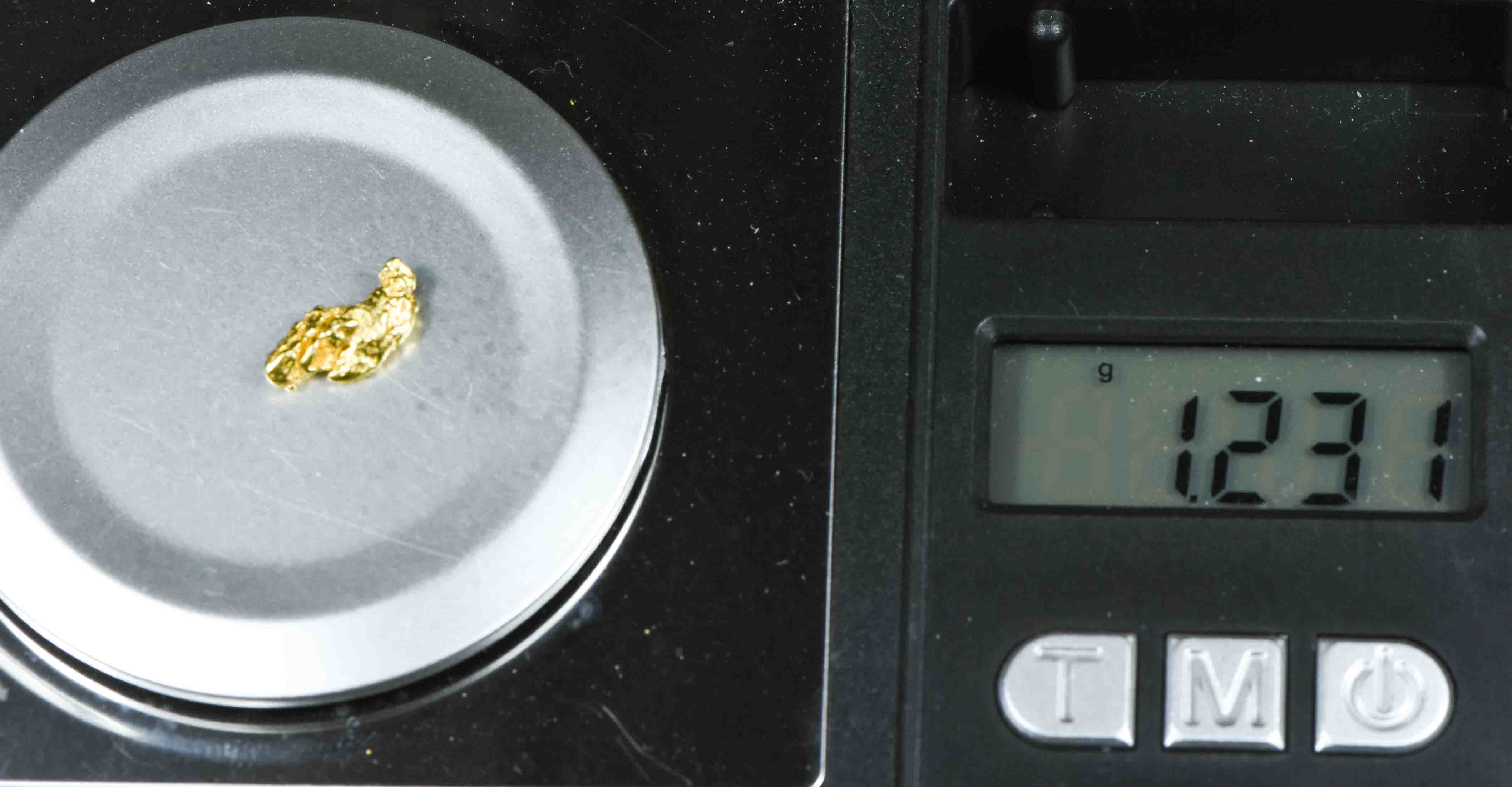 #124 Alaskan BC Natural Gold Nugget 1.23 Grams Genuine
