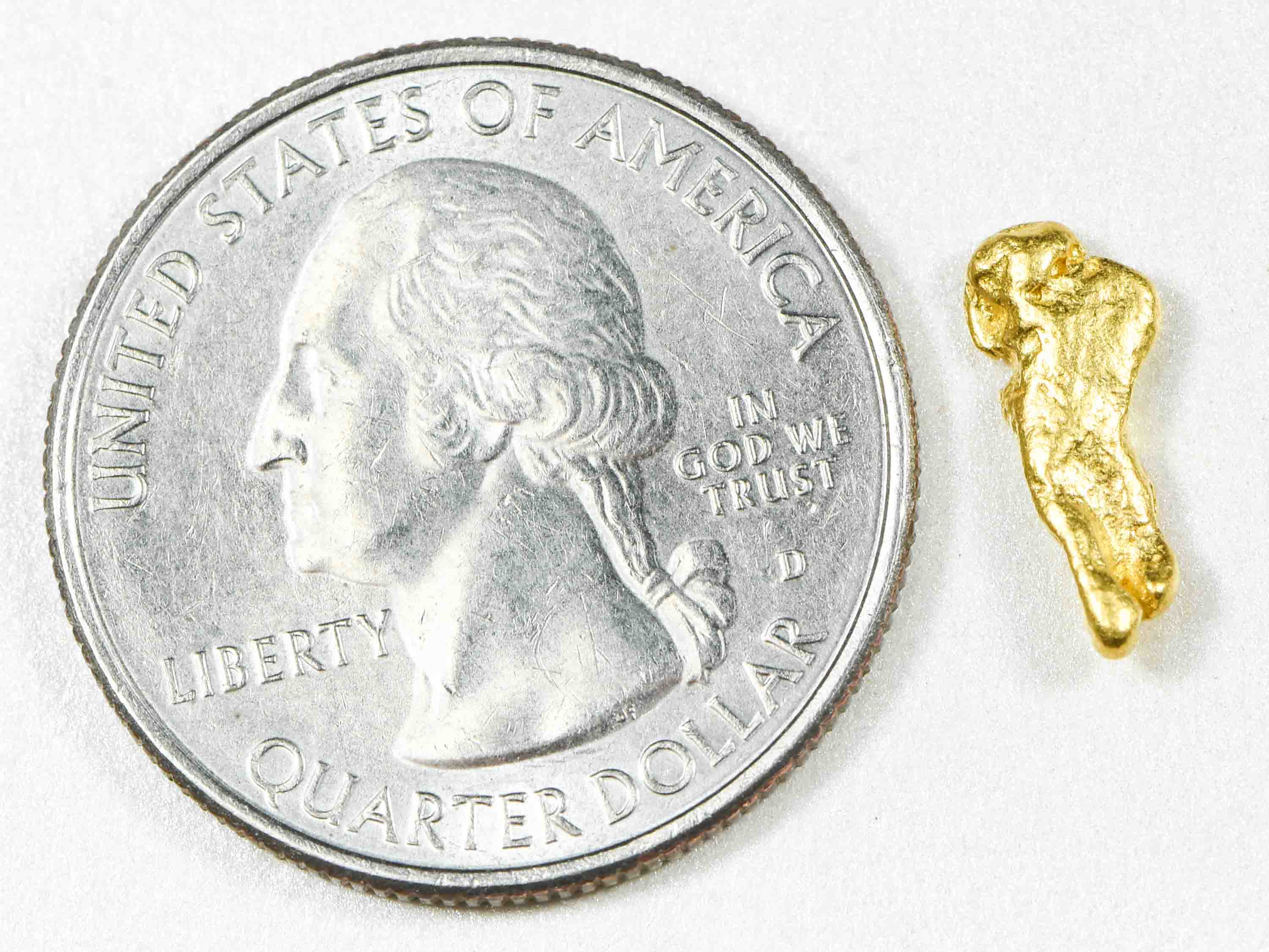 #773 Natural Gold Nugget Australian .97 Grams Genuine