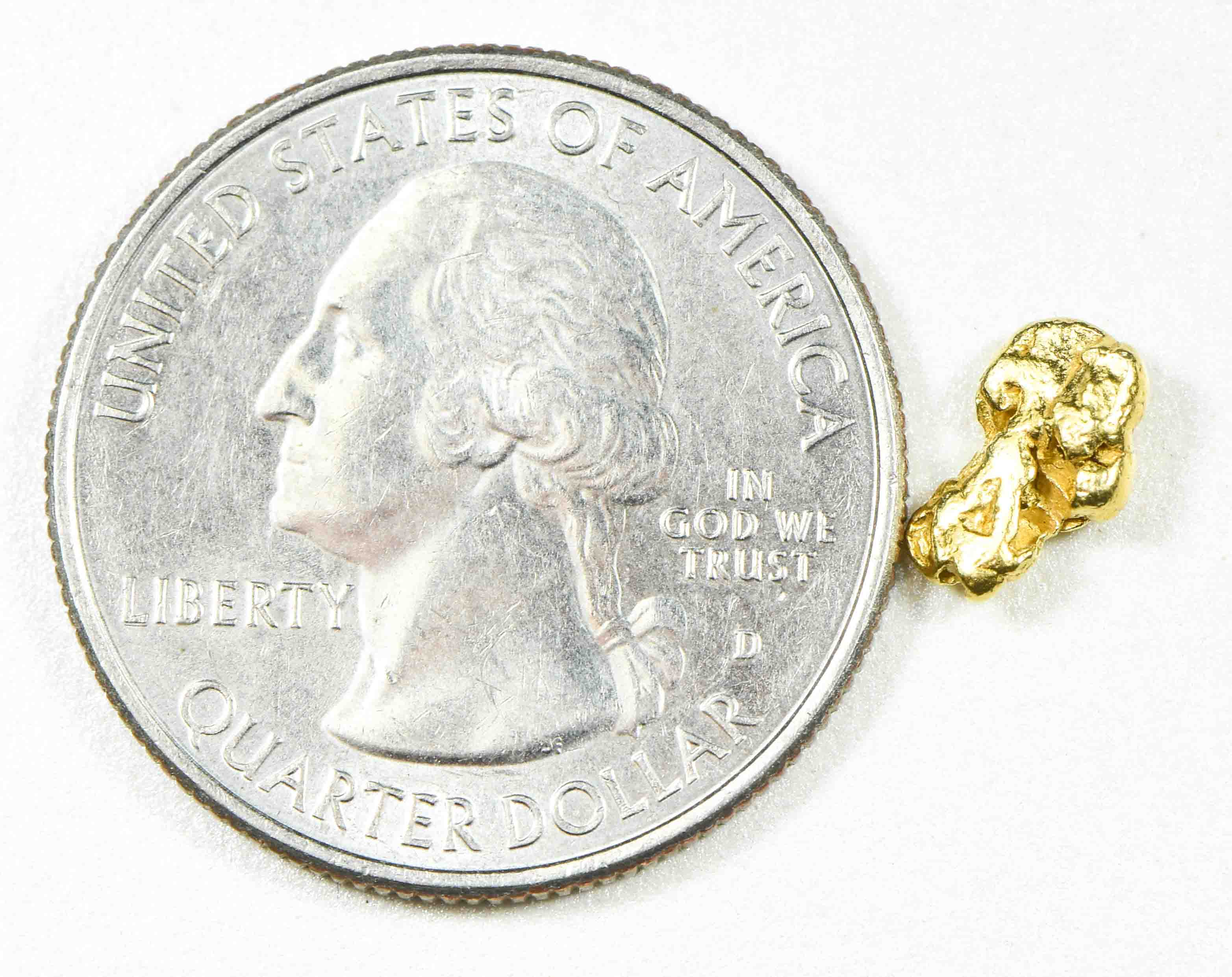 #10 Alaskan BC Natural Gold Nugget .64 Grams Genuine