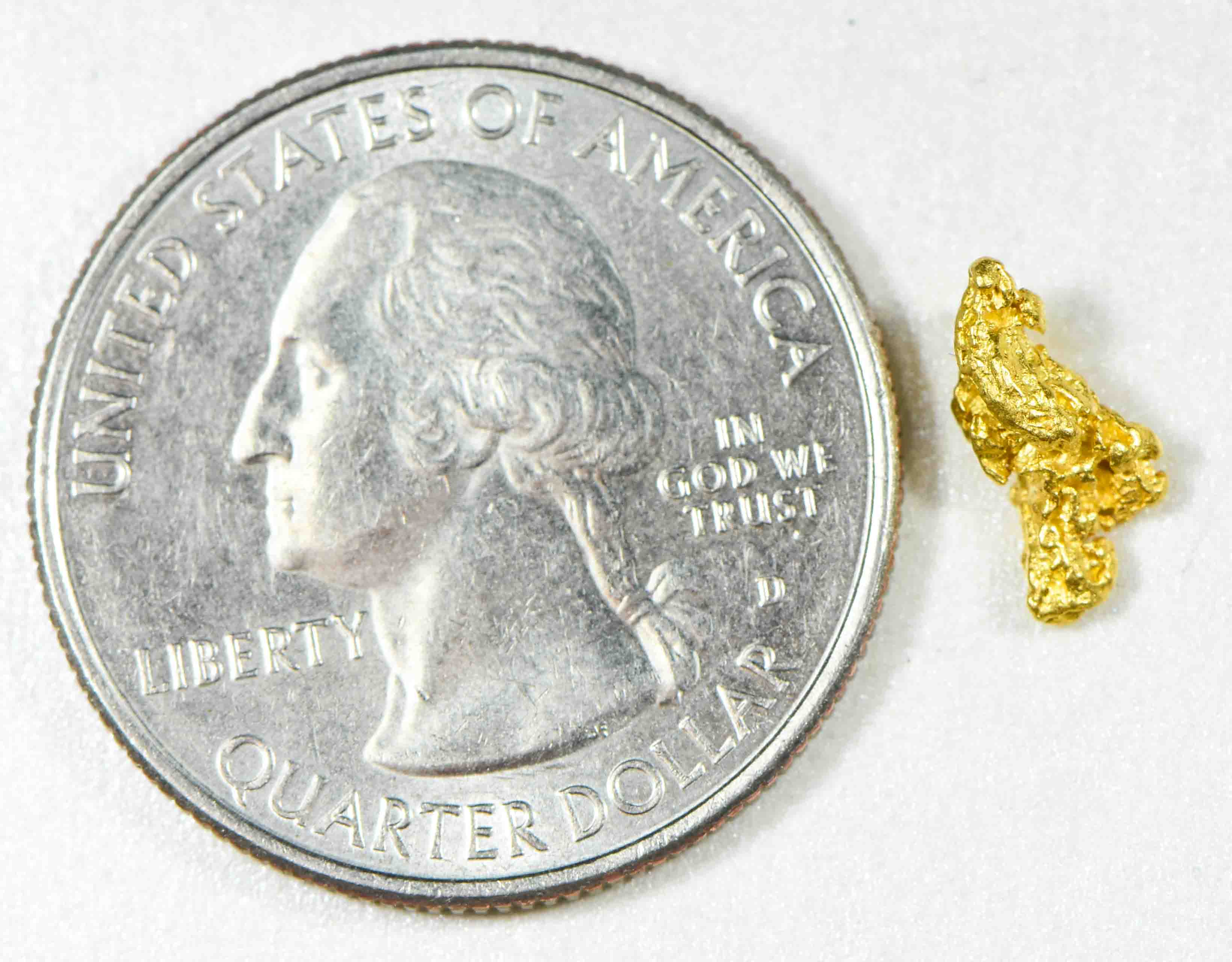 #796 Natural Gold Nugget Australian .68 Grams Genuine