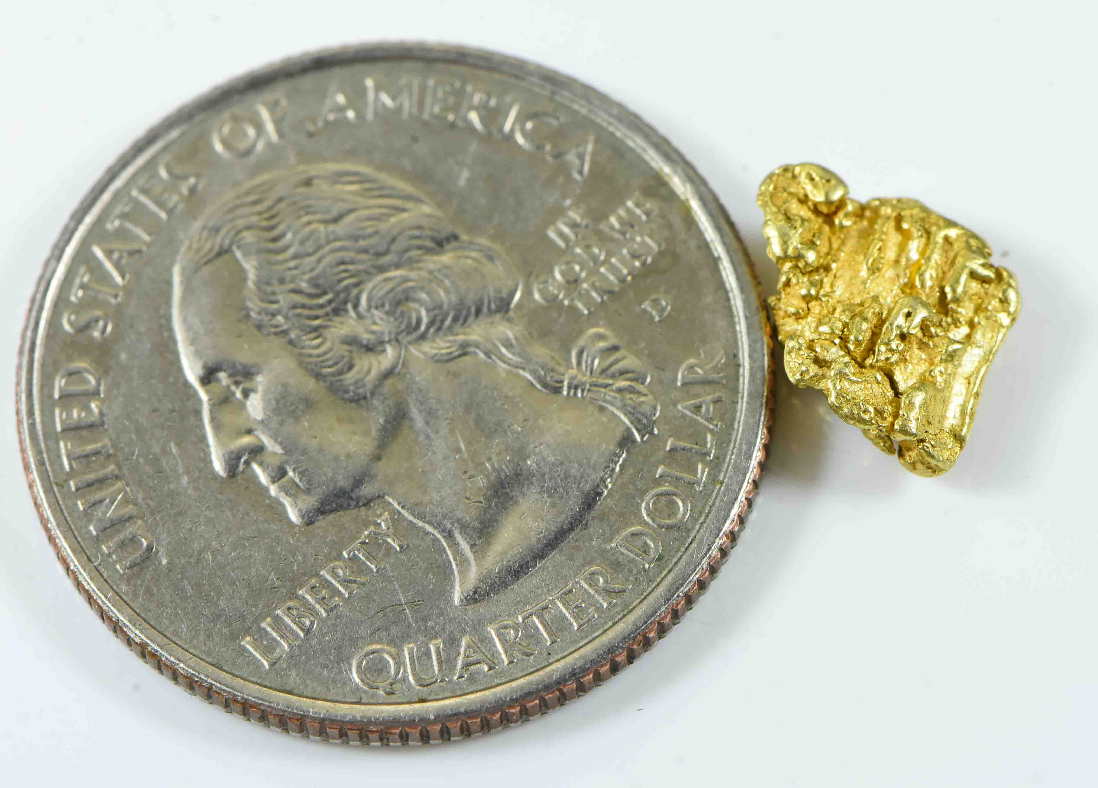 L-44 Alaskan BC Dendritic Exotic Shaped Gold Nugget "Special Collection" .87 Grams