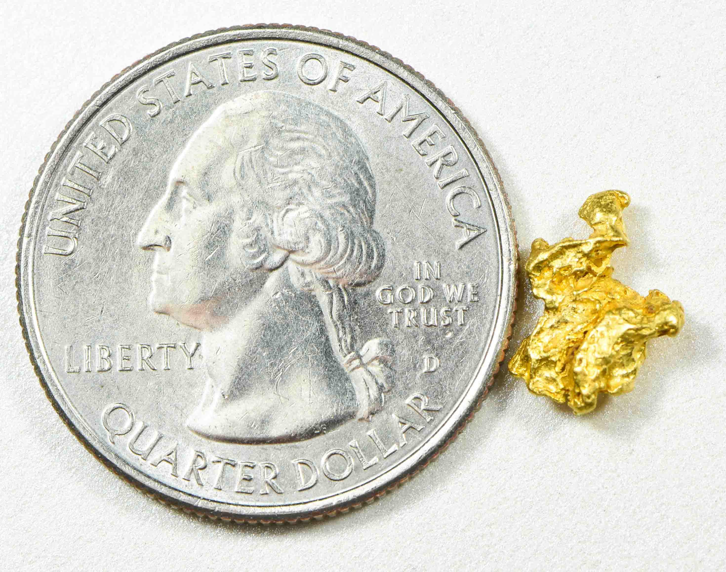 #814 Natural Gold Nugget Australian .80 Grams Genuine