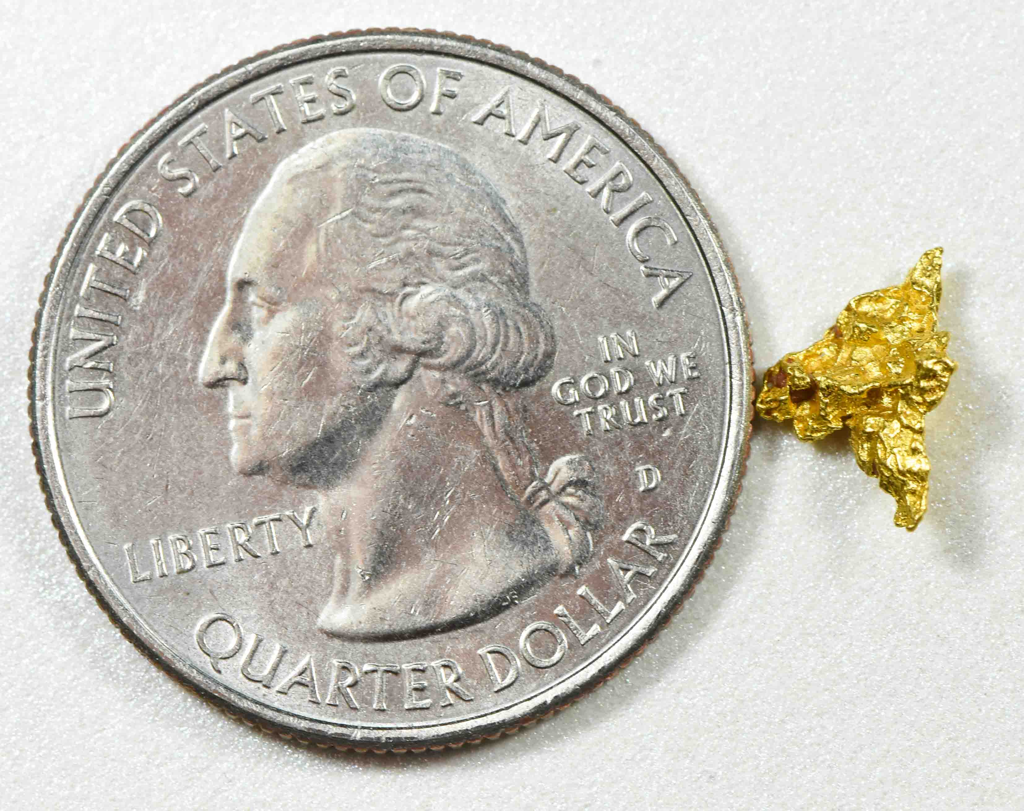 #820 Natural Gold Nugget Australian .51 Grams Genuine