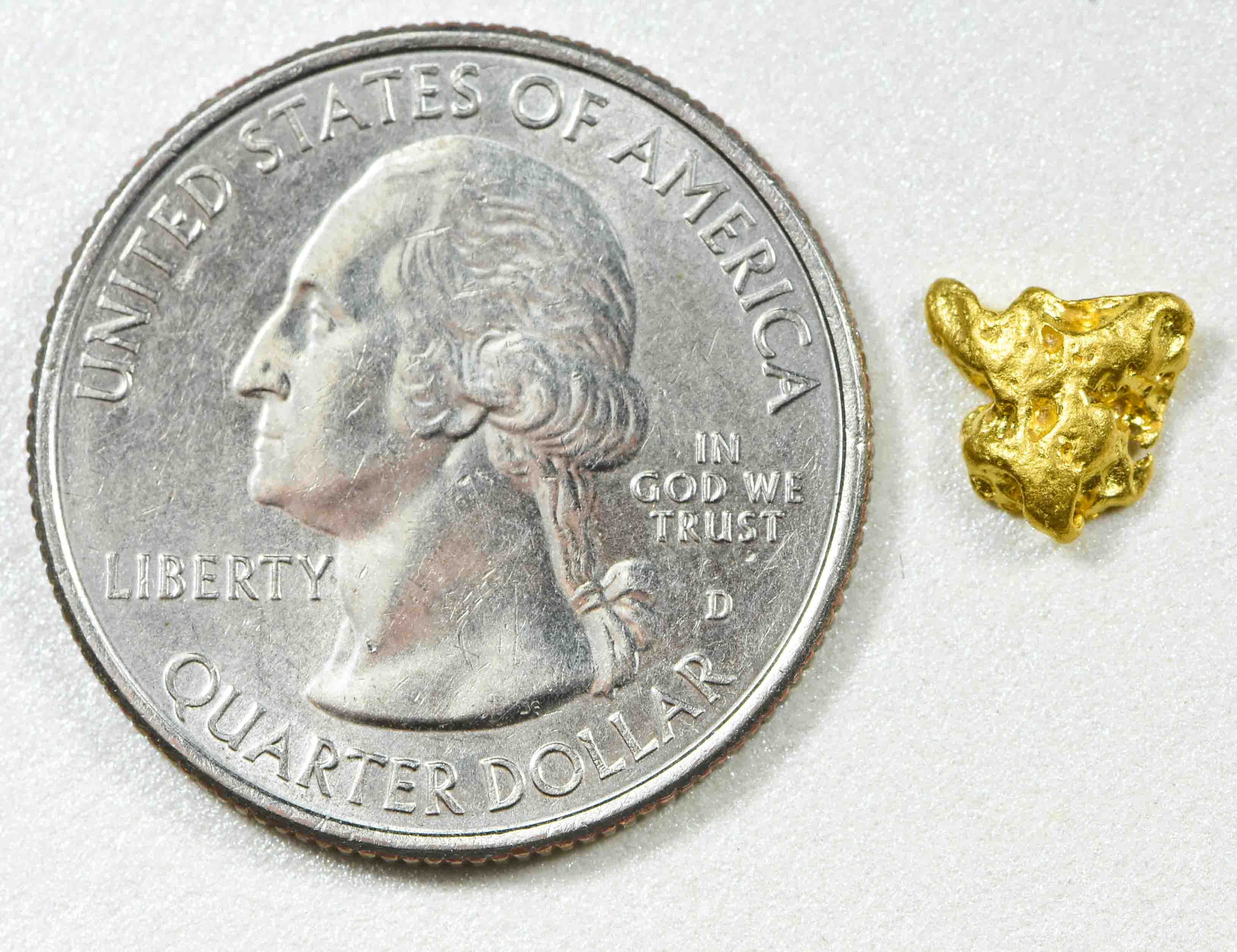 #824 Natural Gold Nugget Australian .84 Grams Genuine