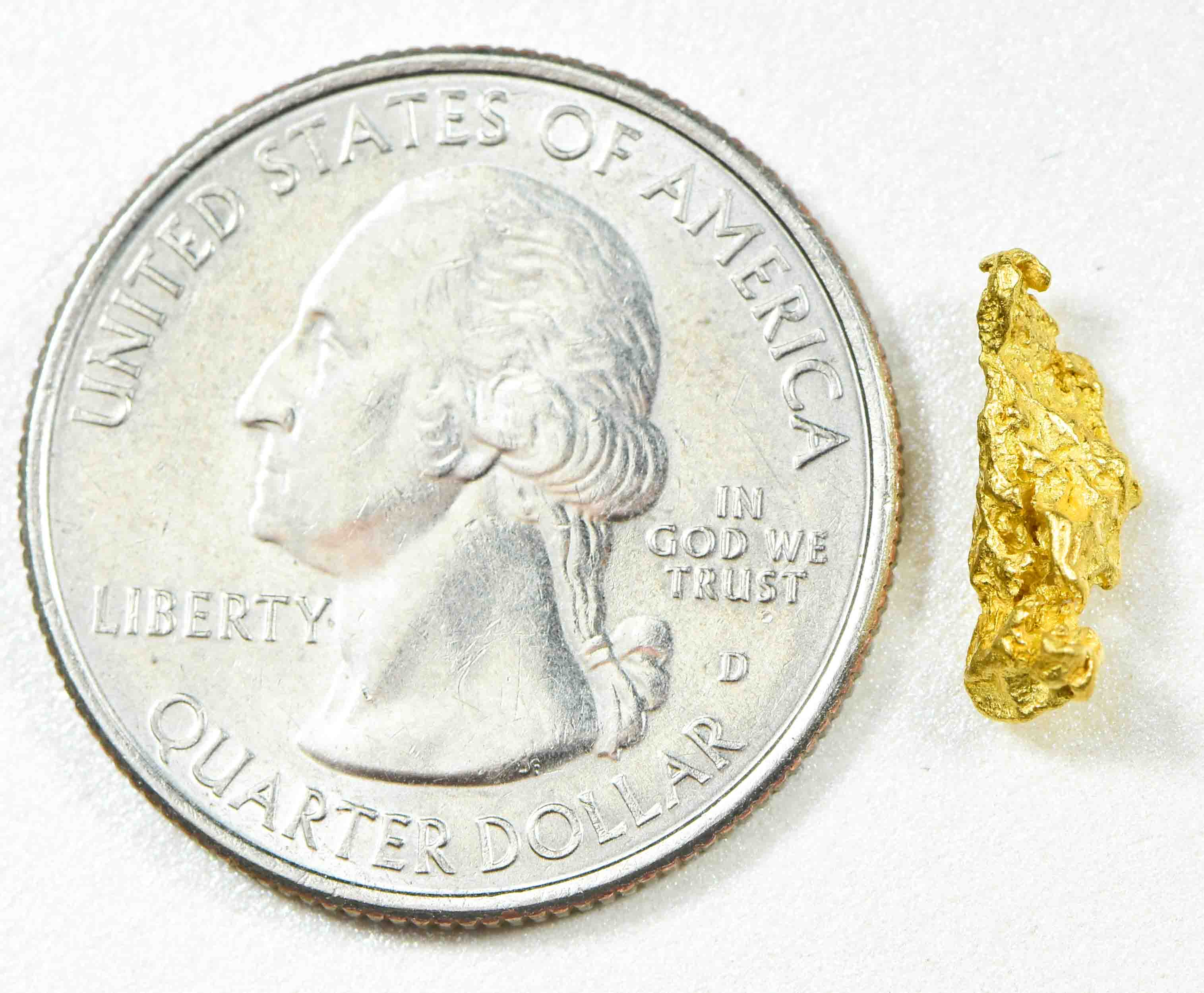 #830 Natural Gold Nugget Australian .90 Grams Genuine