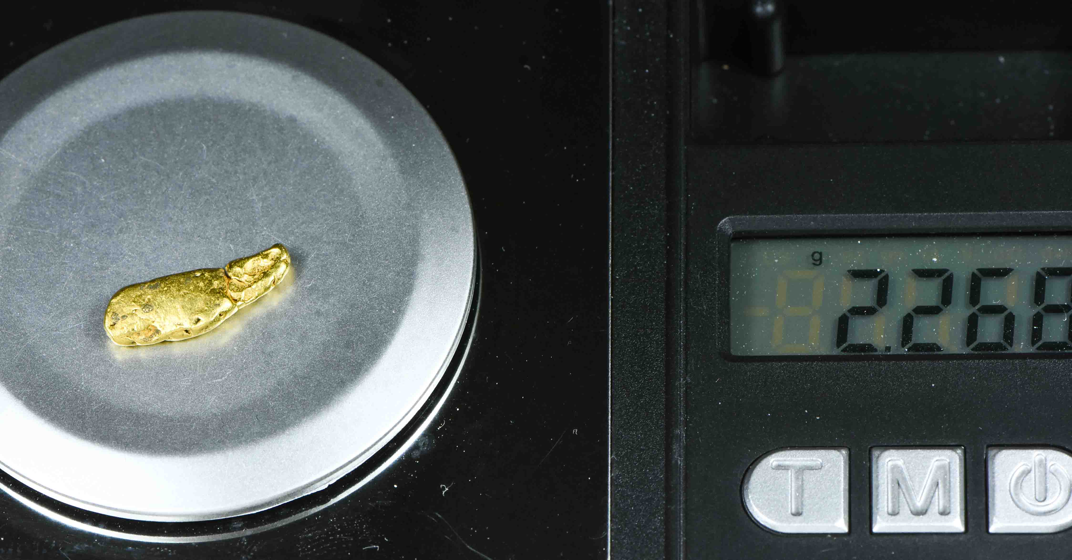 #284 Alaskan BC Natural Gold Nugget 2.26 Grams Genuine