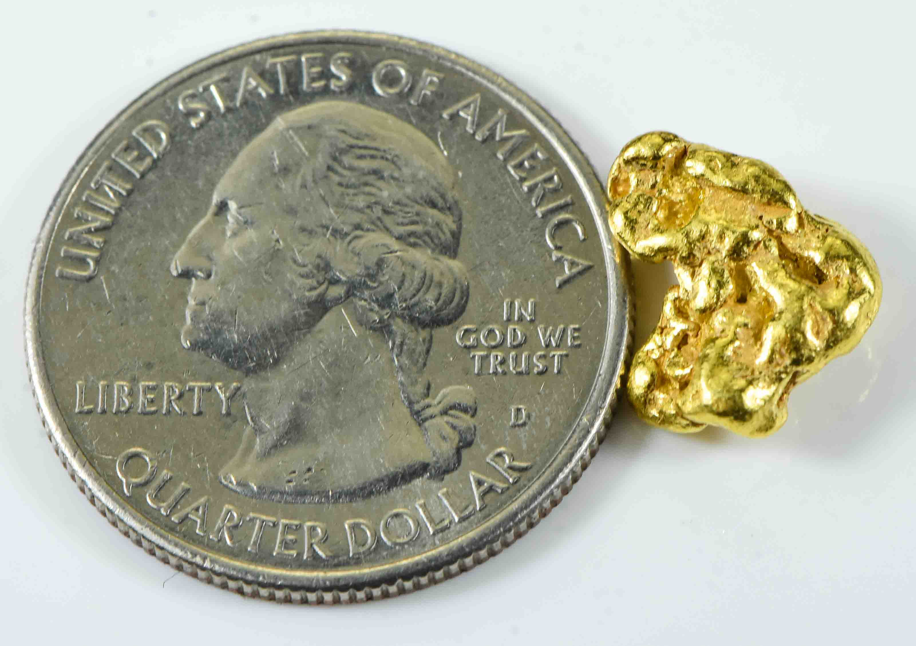 #193 Alaskan BC Natural Gold Nugget 3.45 Grams Genuine