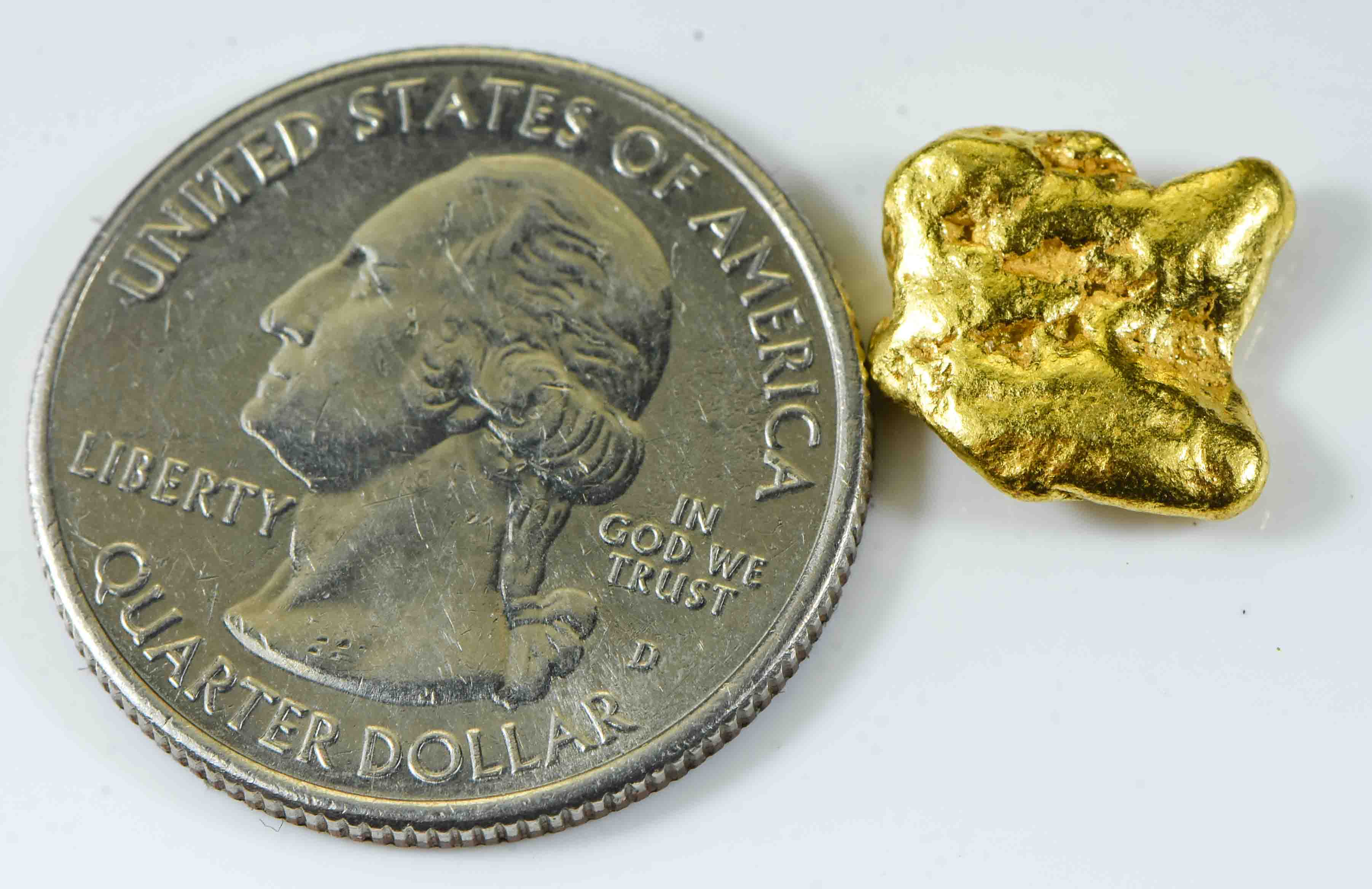 #299 Alaskan BC Natural Gold Nugget 3.44 Grams Genuine