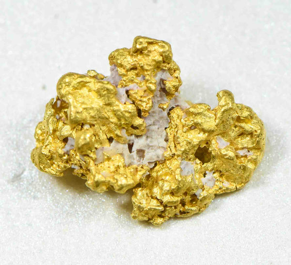 25 Australian Natural Gold Nugget With Quartz Weighs .97