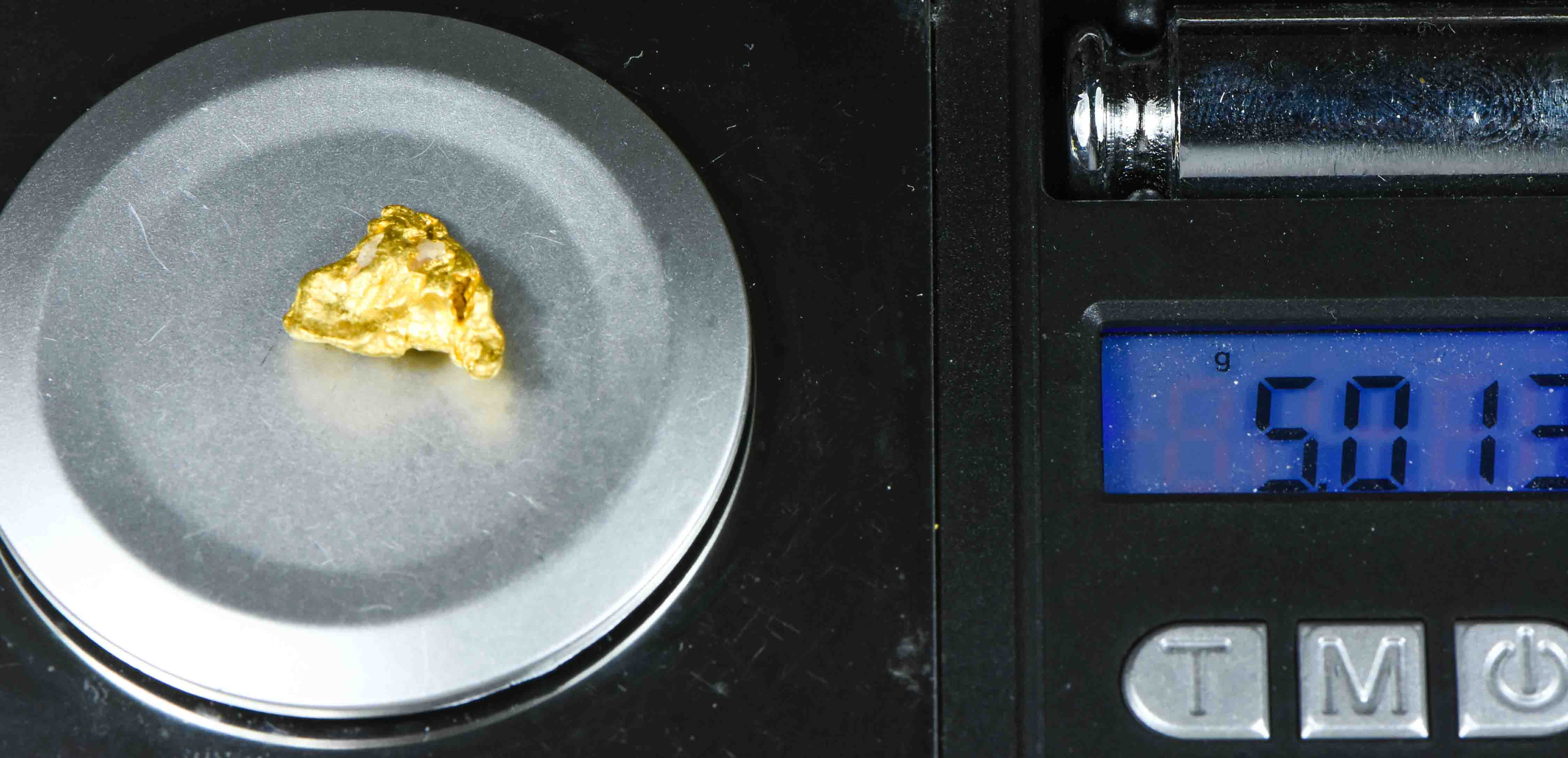 #1101 Natural Gold Nugget Australian 5.01 Grams Genuine