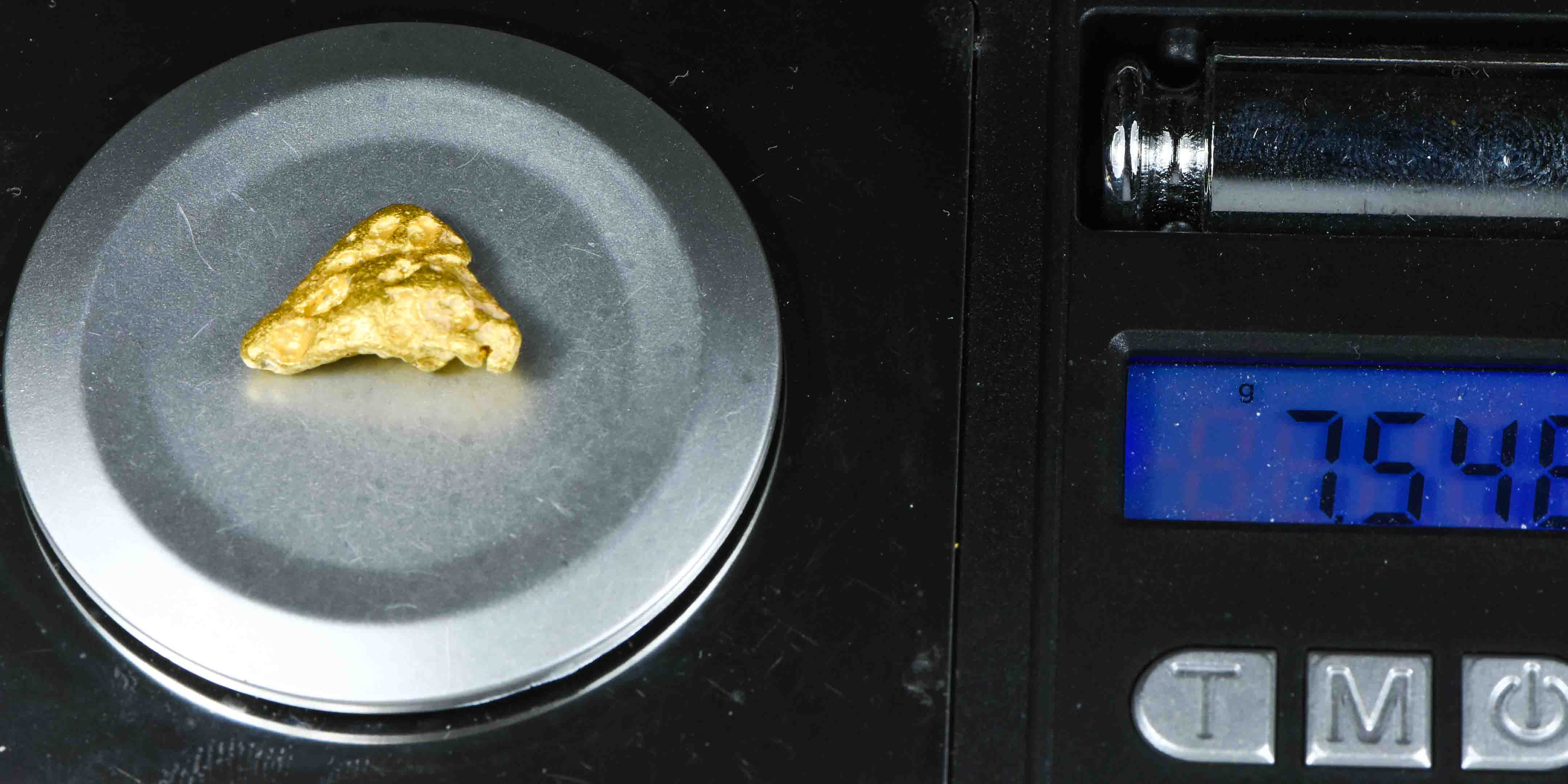 #1182 Natural Gold Nugget Australian 7.54 Grams Genuine