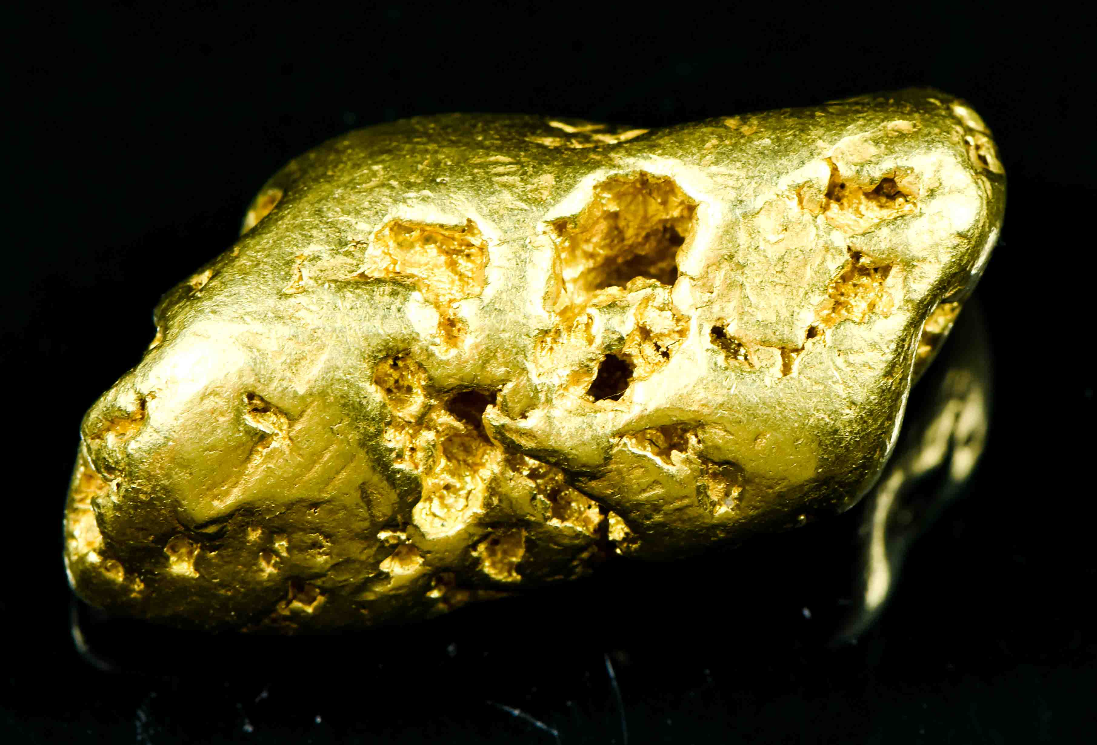 QN-51 "Alaskan BC Gold Nuggets with Quartz" Genuine 4.12 Grams