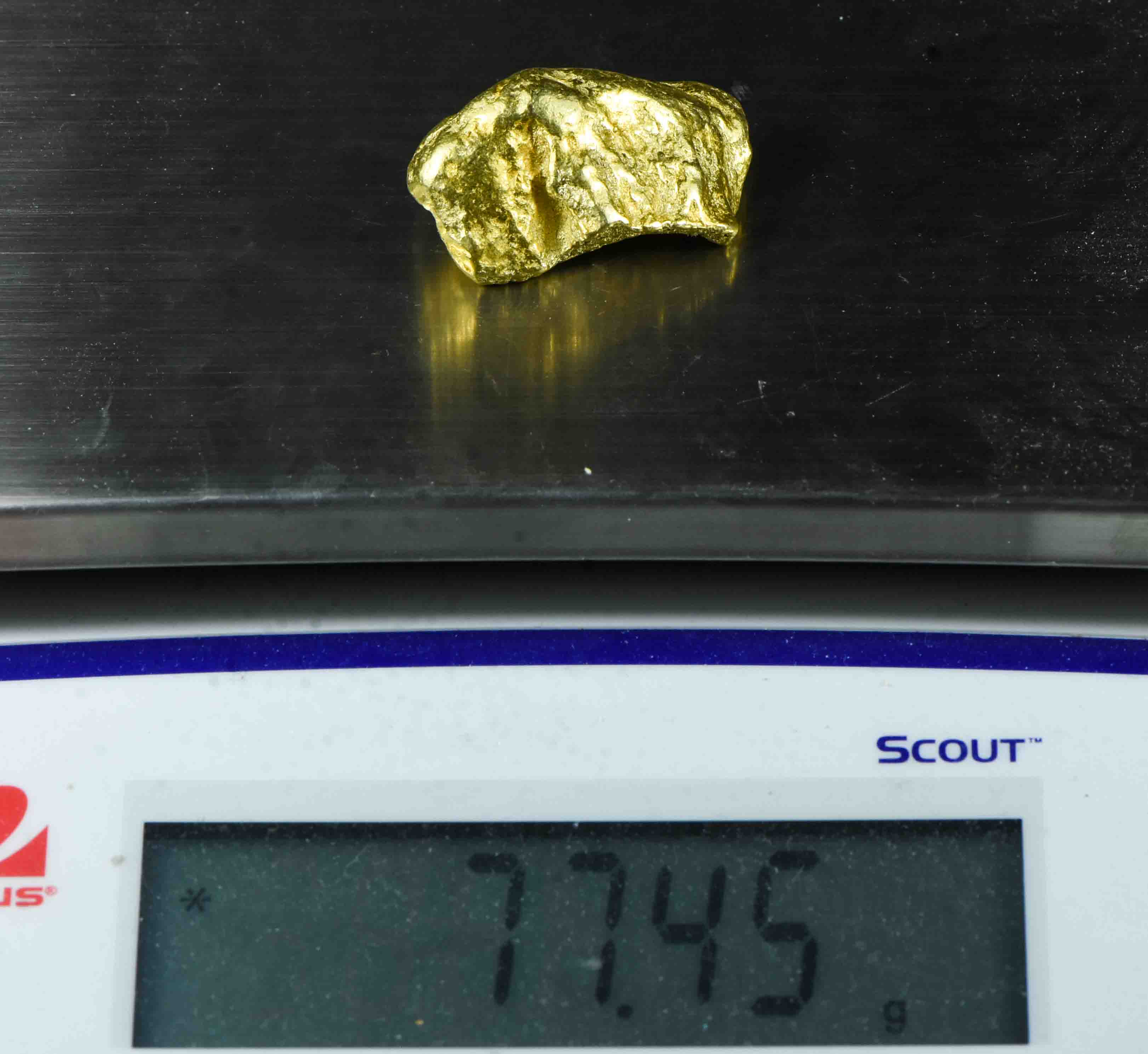 QN-67 "Alaskan BC Gold Nuggets with Quartz" Genuine 2.00 Grams