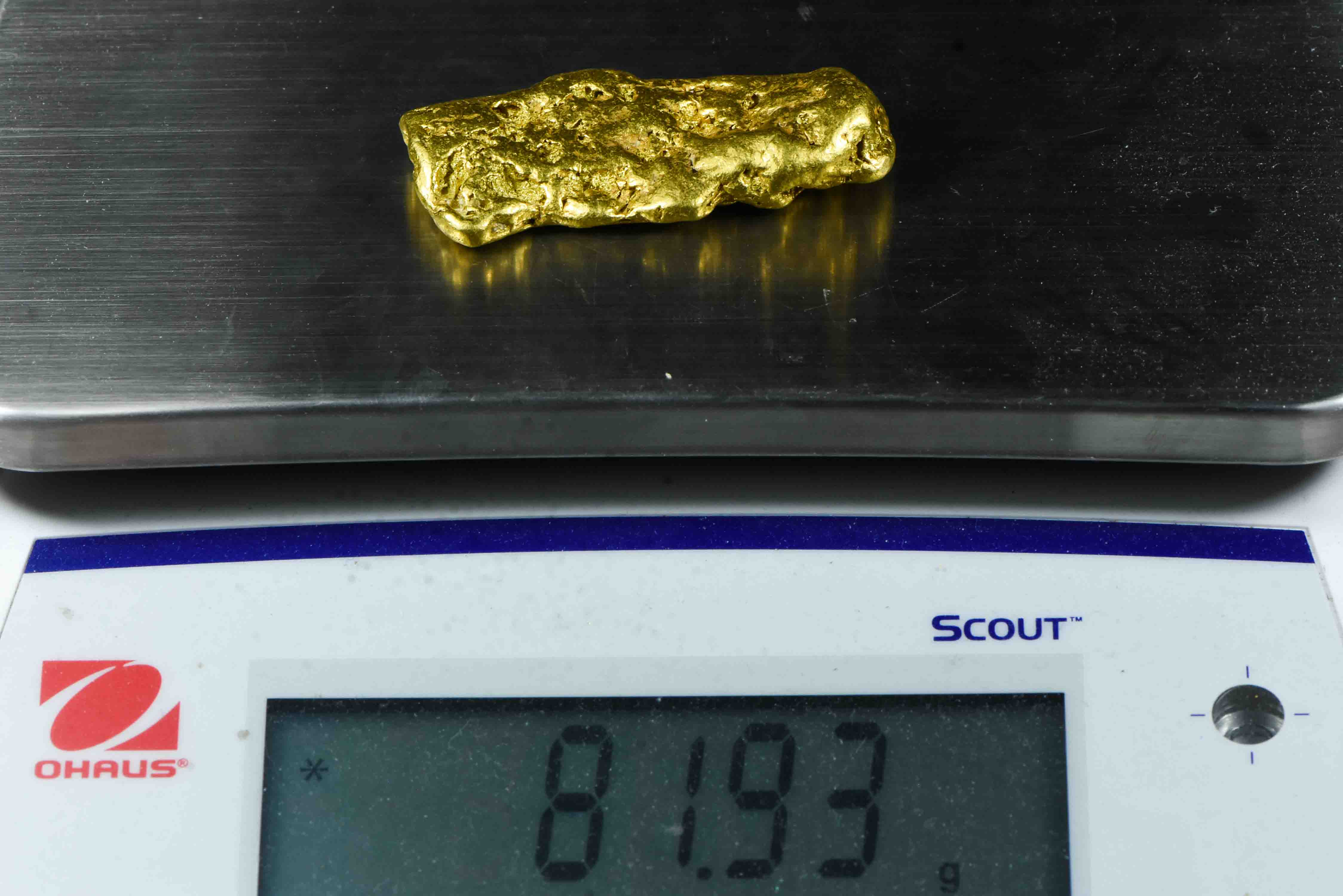 QN-72 "Alaskan BC Gold Nuggets with Quartz" Genuine 1.45 Grams