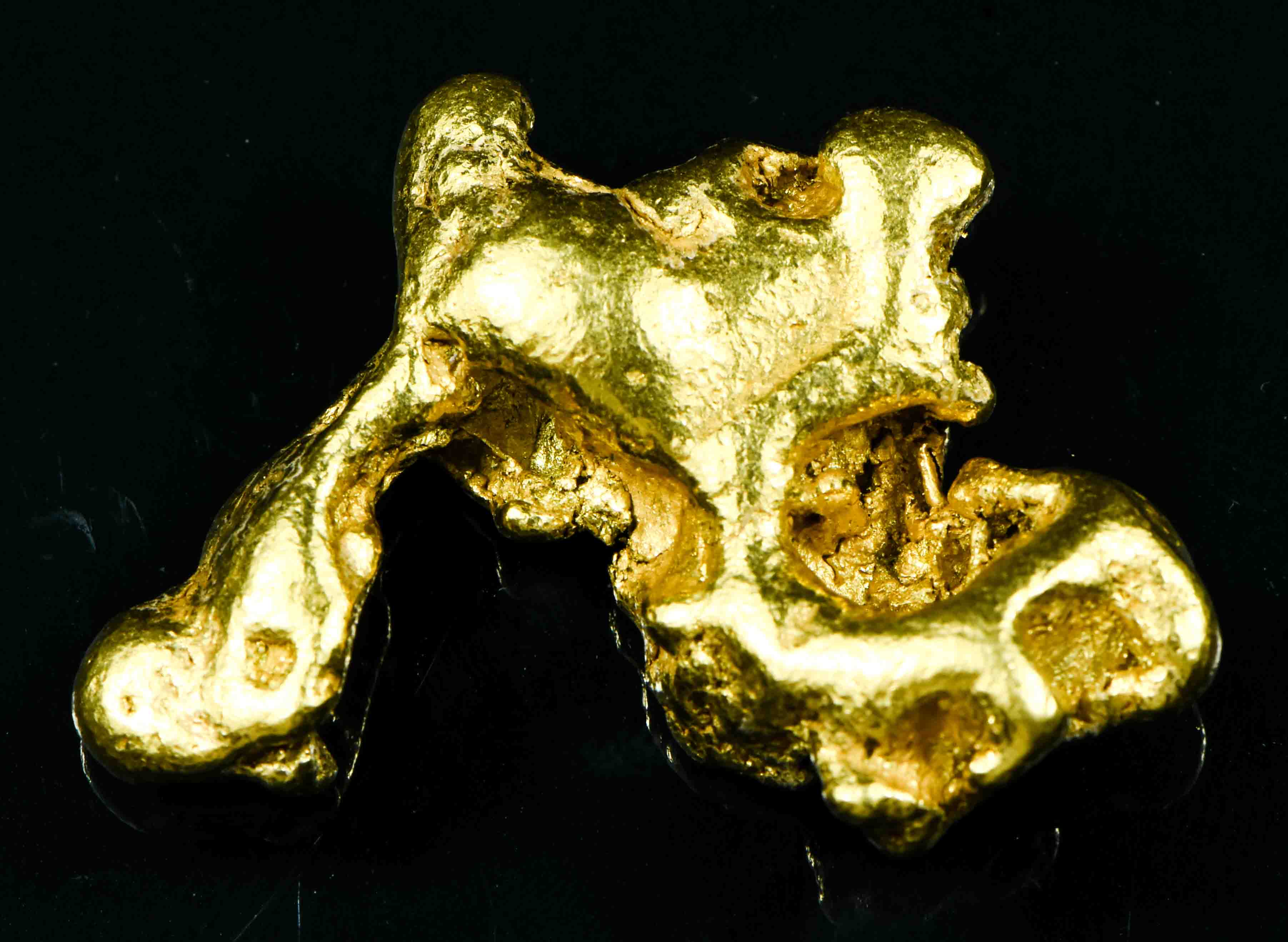 QN-79 "Alaskan BC Gold Nuggets with Quartz" Genuine 6.43 Grams
