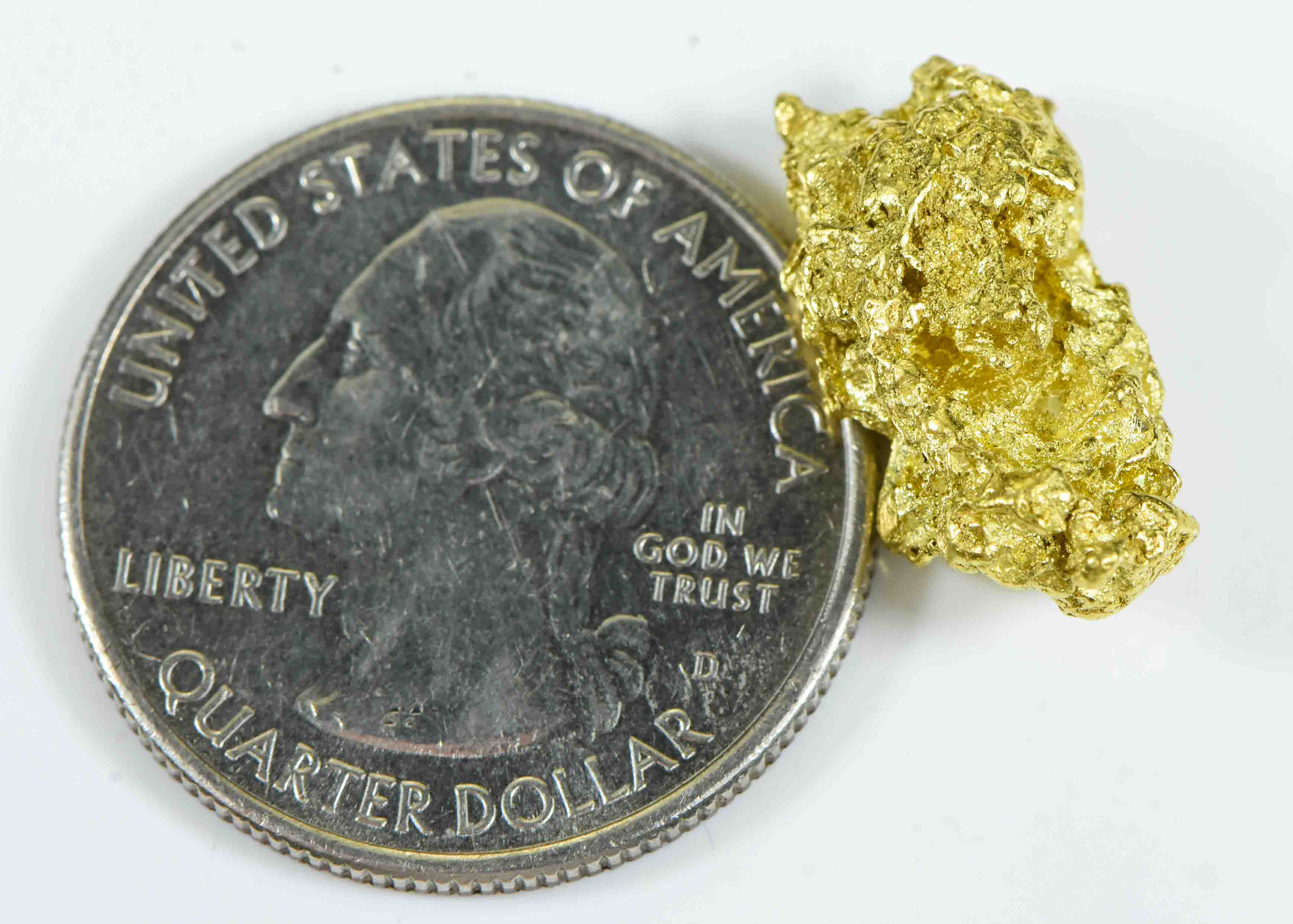 #448 Alaskan BC Natural Gold Nugget 5.59 Grams Genuine