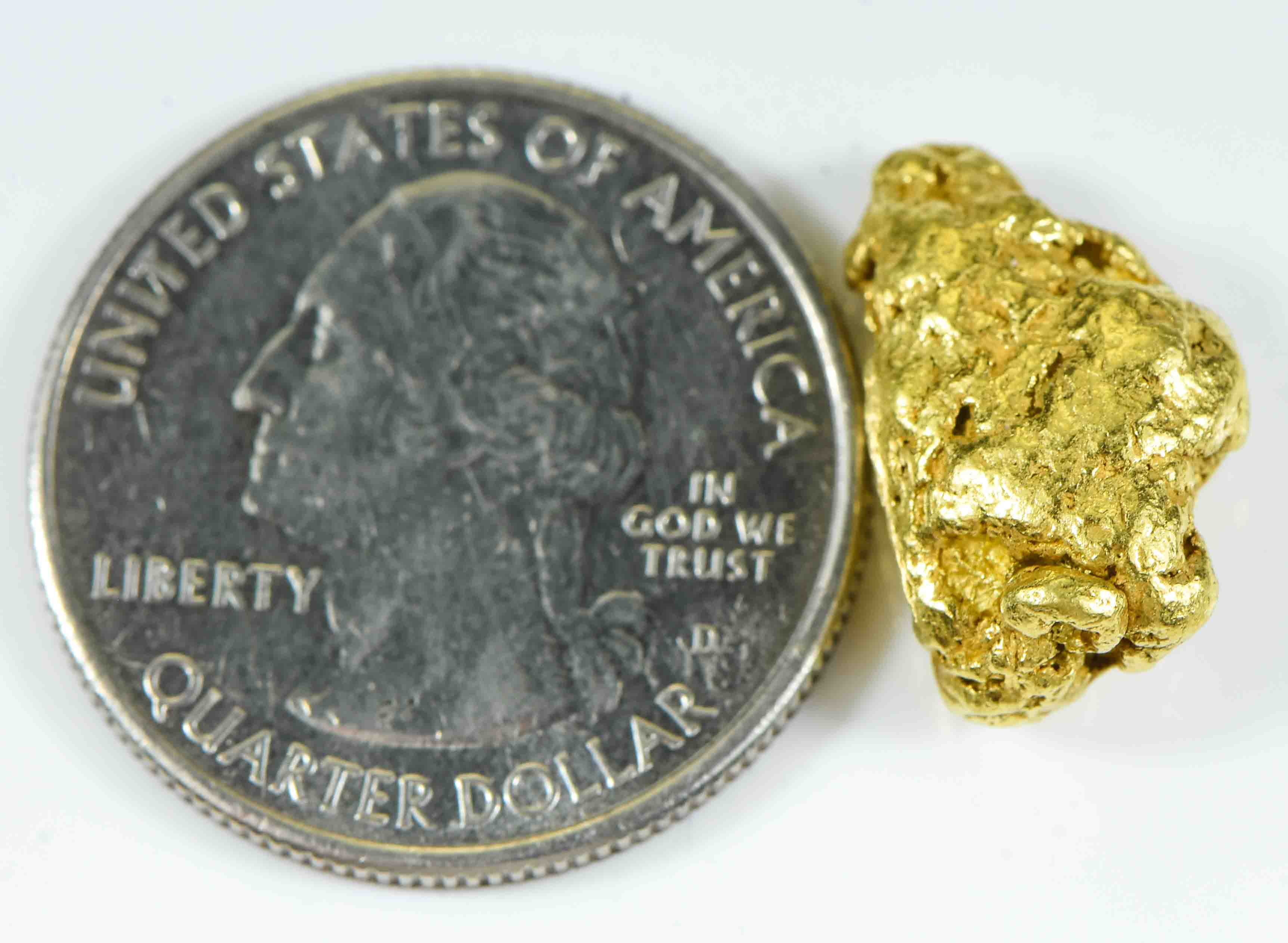 #463 Alaskan BC Natural Gold Nugget 6.87 Grams Genuine