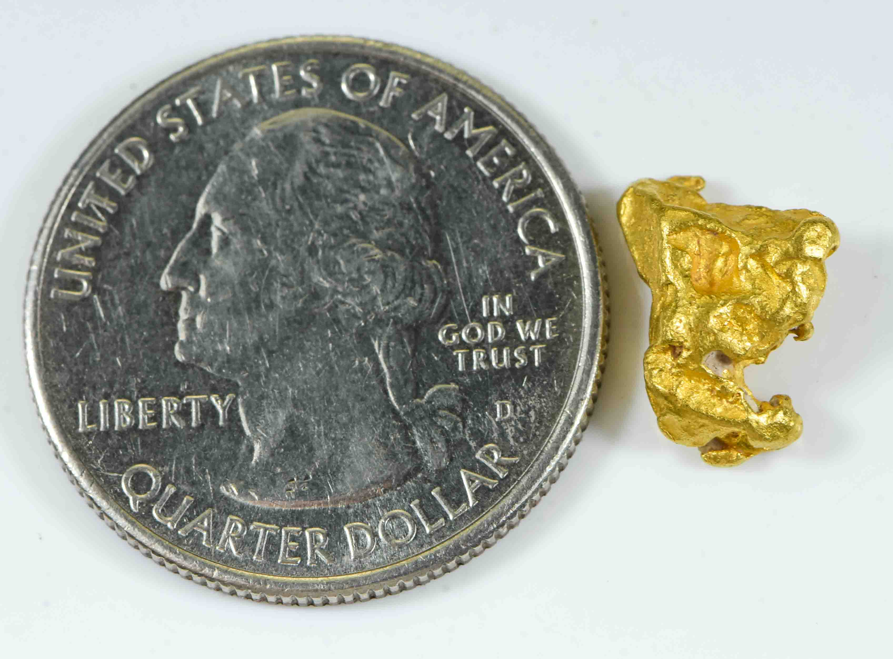 #1043 Natural Gold Nugget Australian 2.68 Grams Genuine