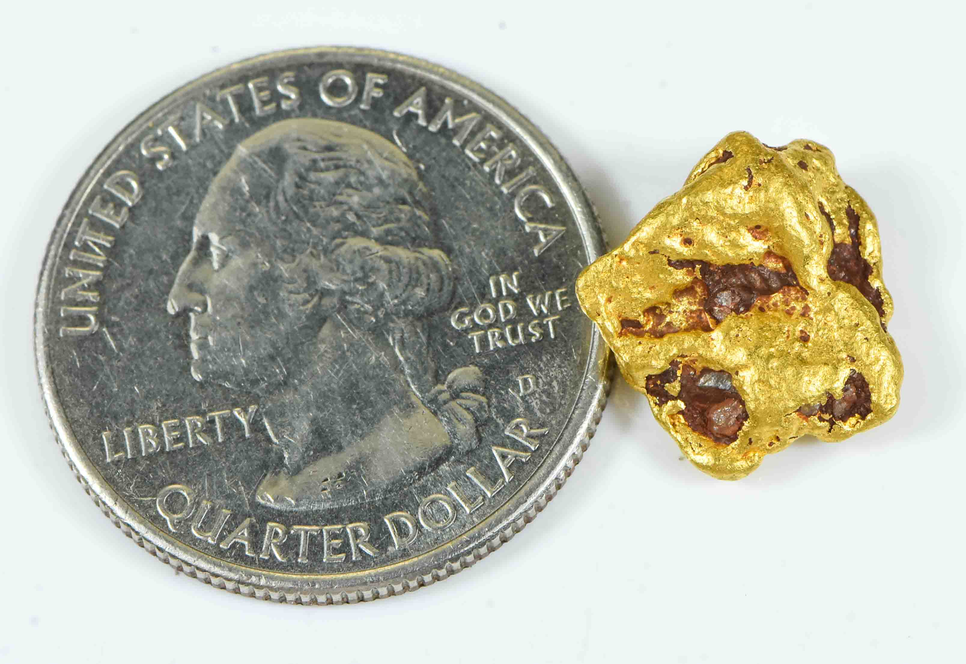 #1188 Natural Gold Nugget Australian 5.37 Grams Genuine