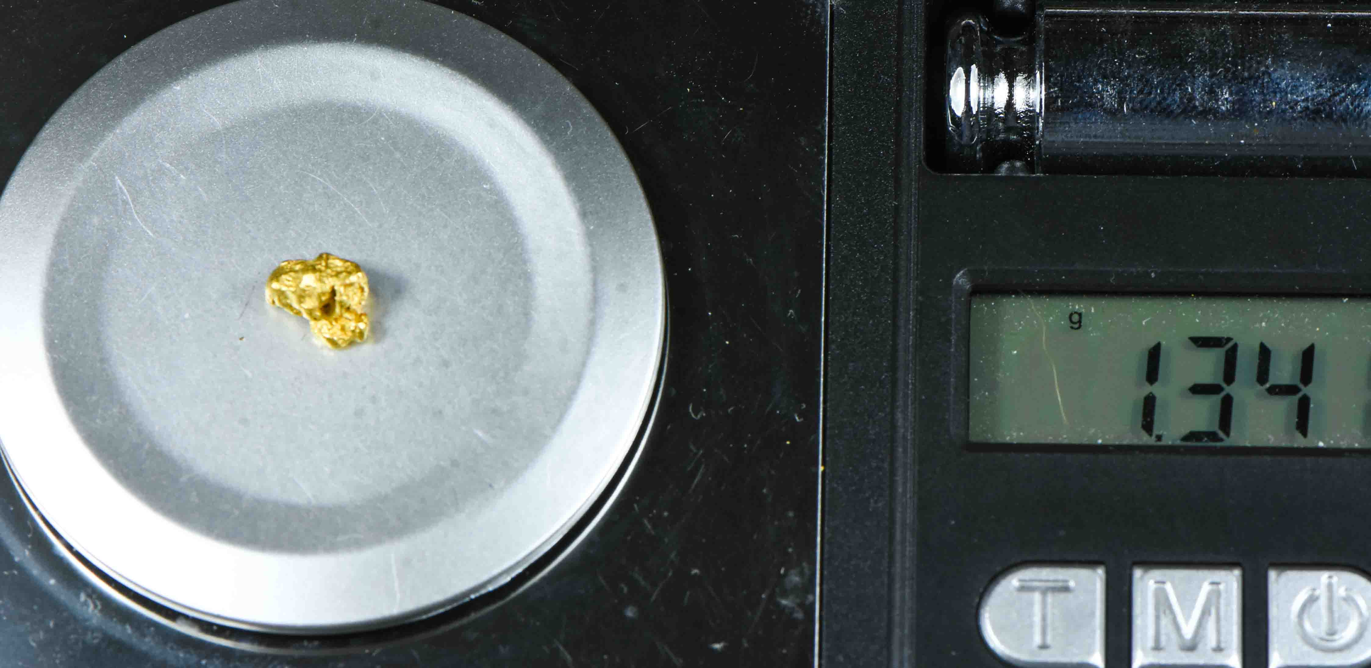 #730 Natural Gold Nugget Australian 1.34 Grams Genuine