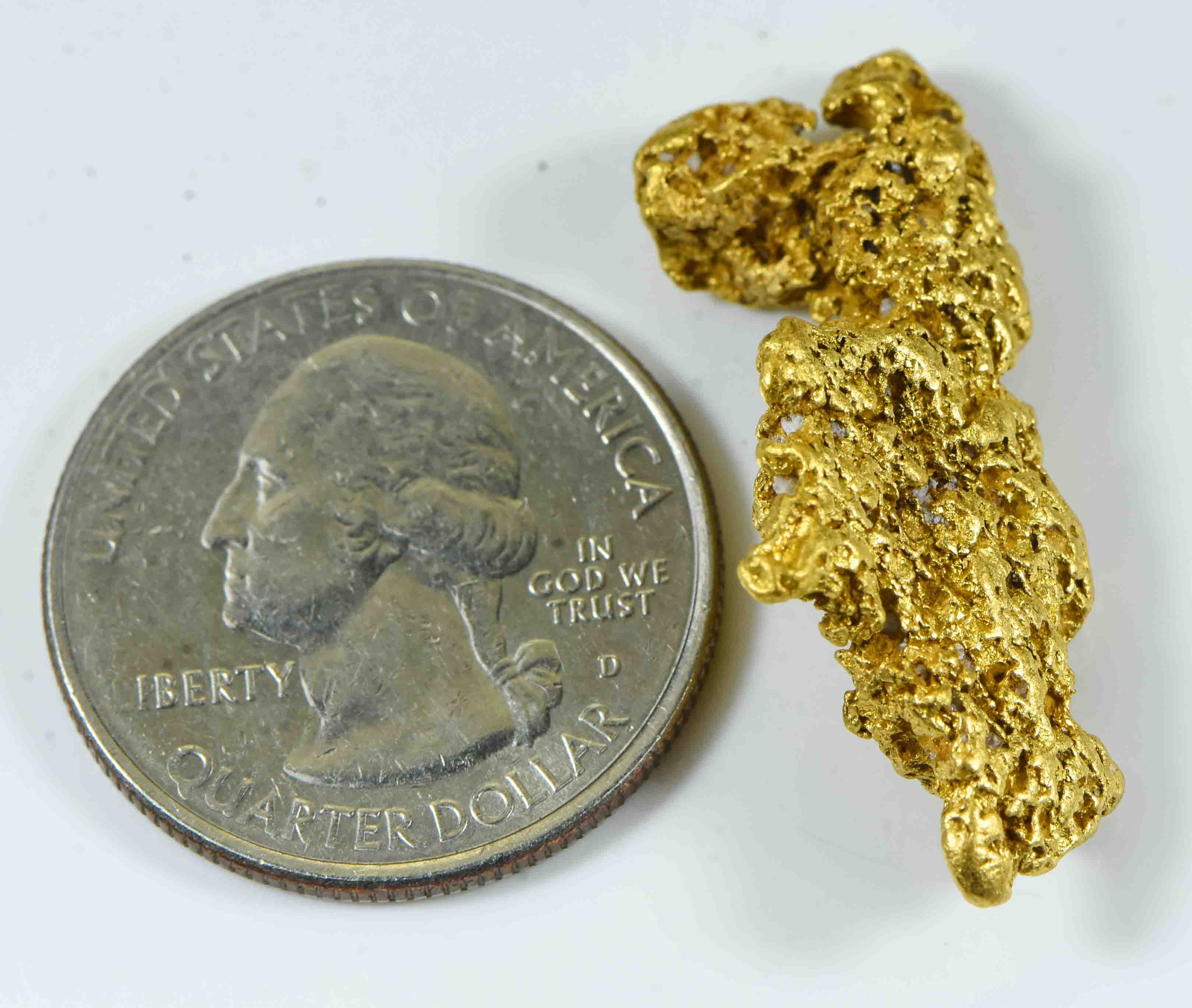 #1113 Natural Gold Nugget Australian 14.89 Grams Genuine