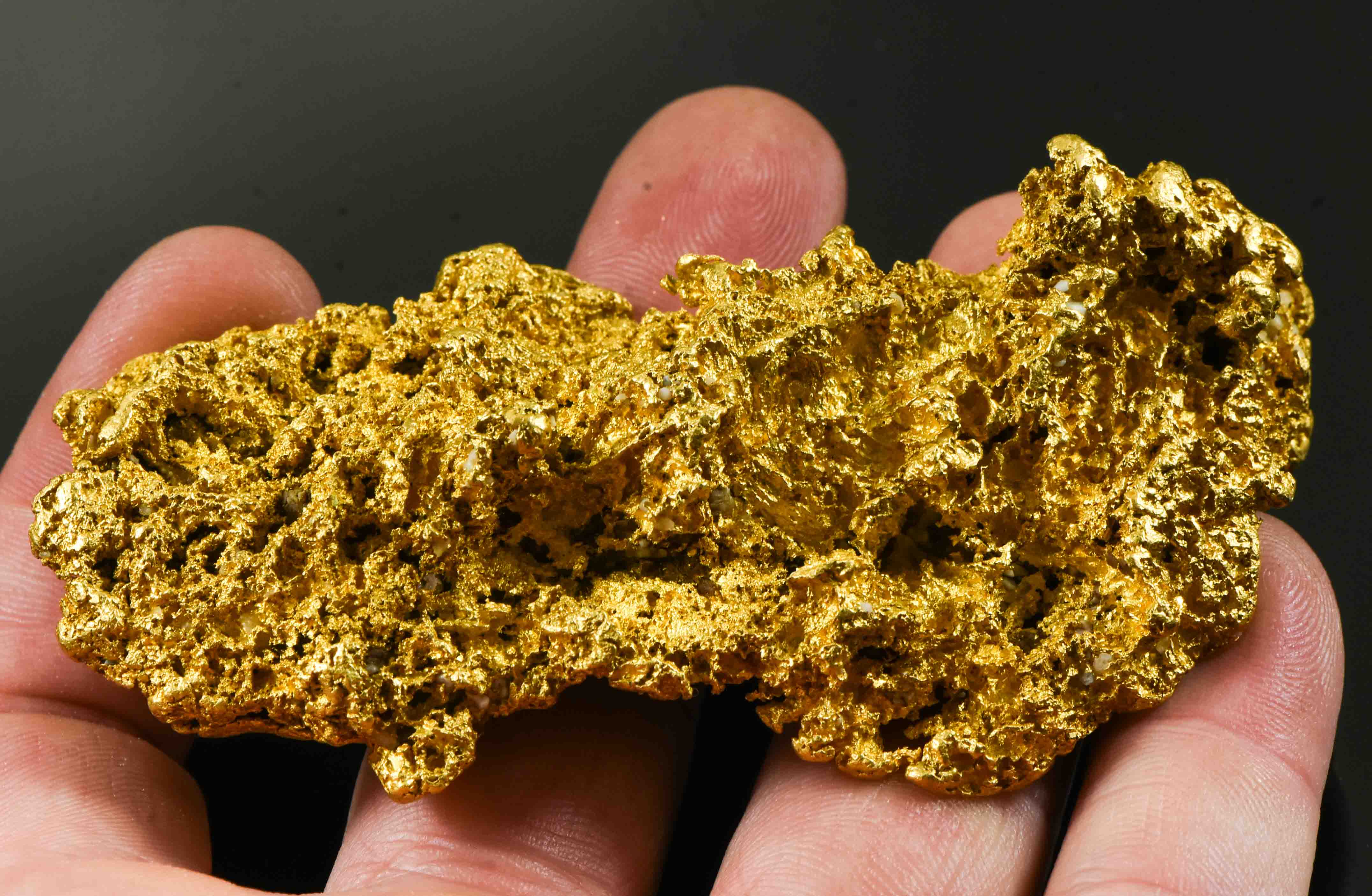 Large Natural Gold Nugget Australian 237.51 Grams 7.64 Troy Ounces Very Rare