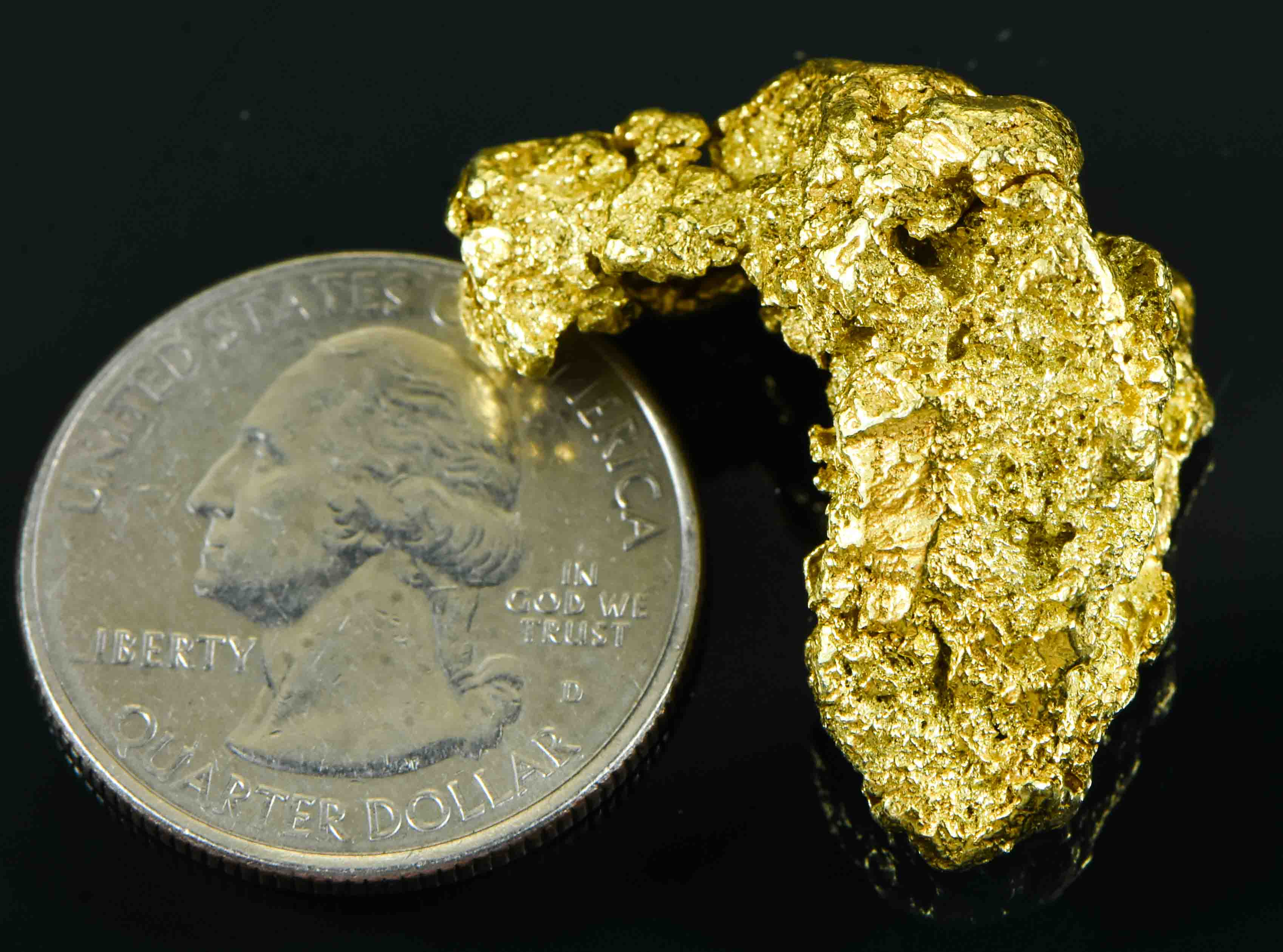 #542 Large Alaskan BC Gold Nugget 23.28 Grams Genuine