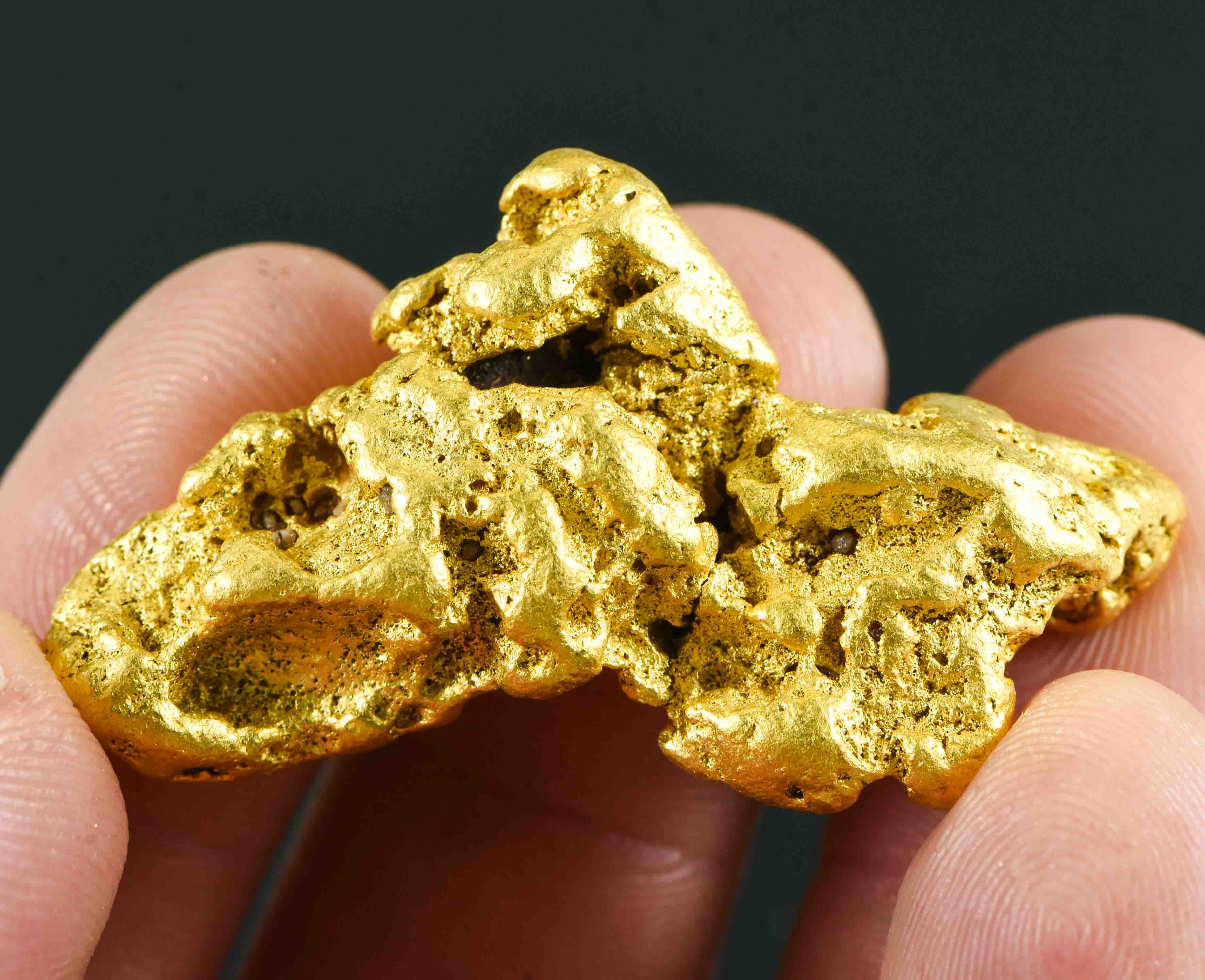 Large Natural Gold Nugget Australian 52.57 Grams 1.69 Troy Ounces Very Rare