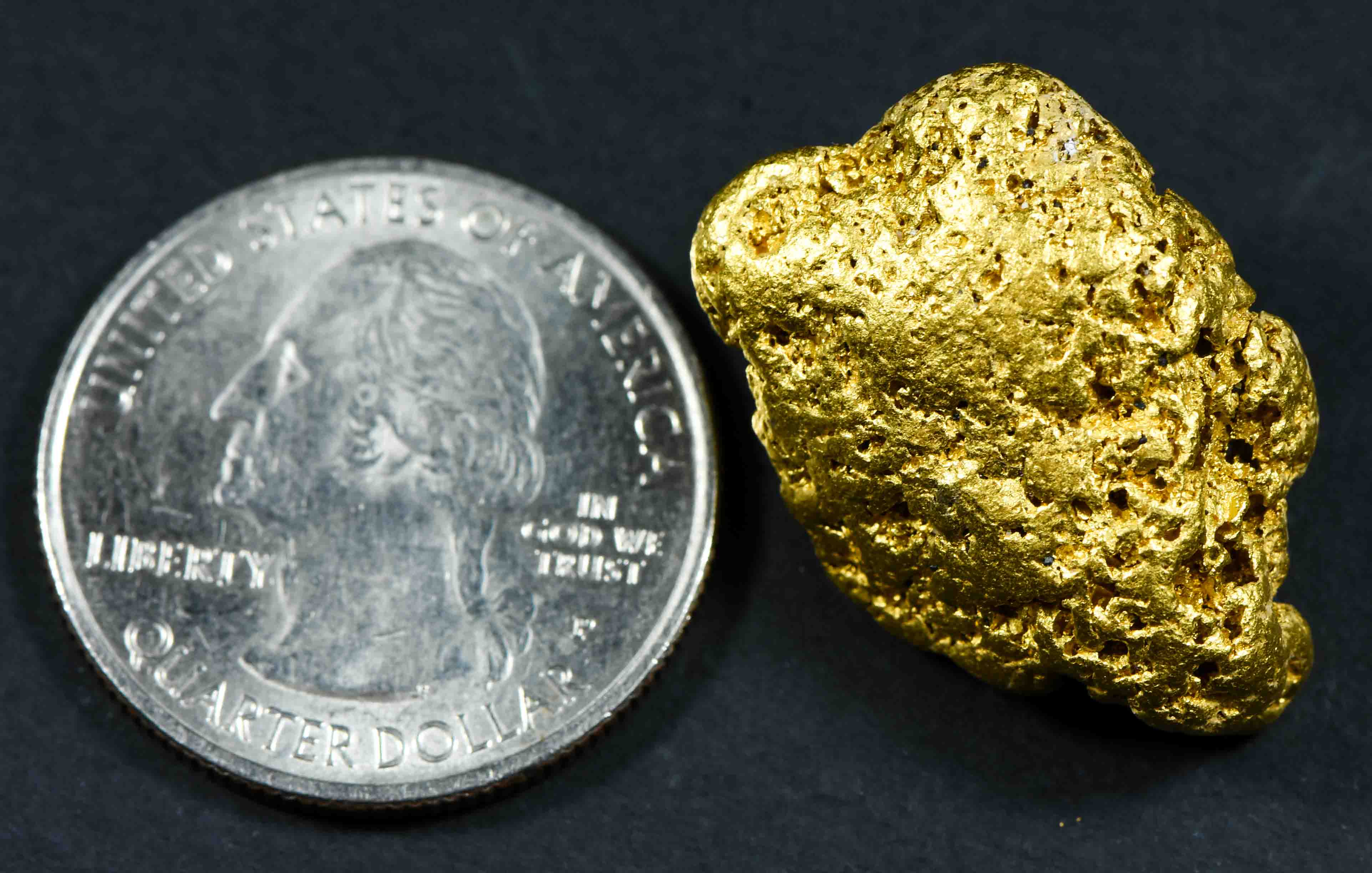 #1207 Natural Gold Nugget Australian 20.28 Grams Genuine